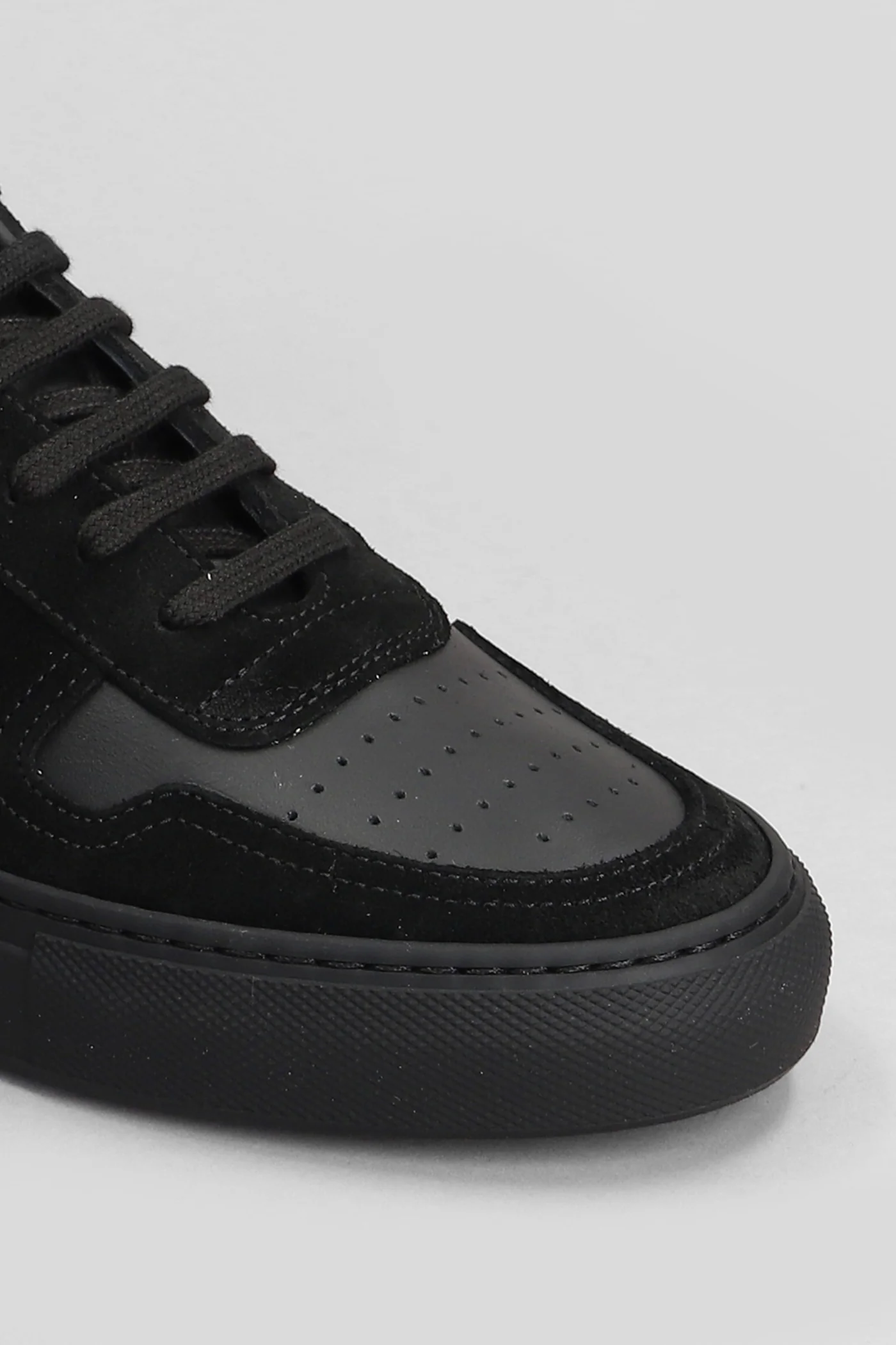 Bball Sneakers in black suede and leather - Image 5