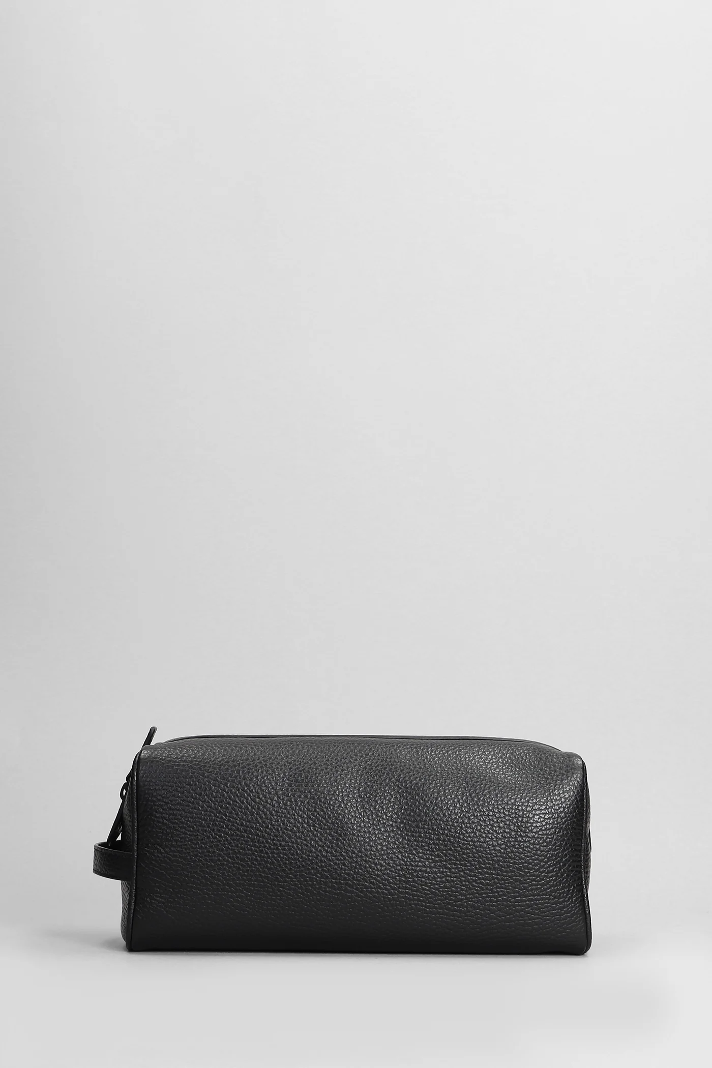 Clutch in black leather - Image 3