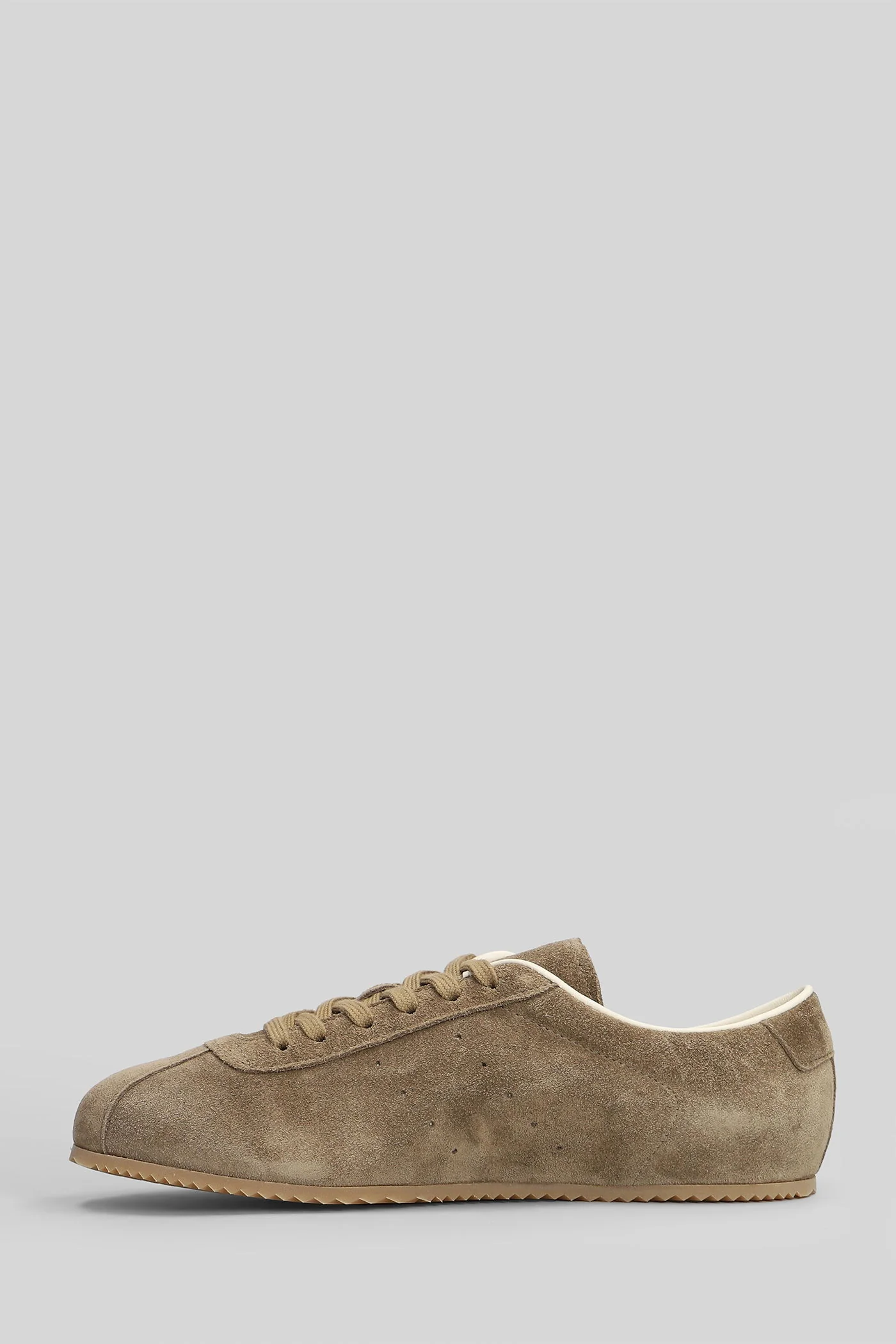 Driving Sneakers in taupe suede - Image 3