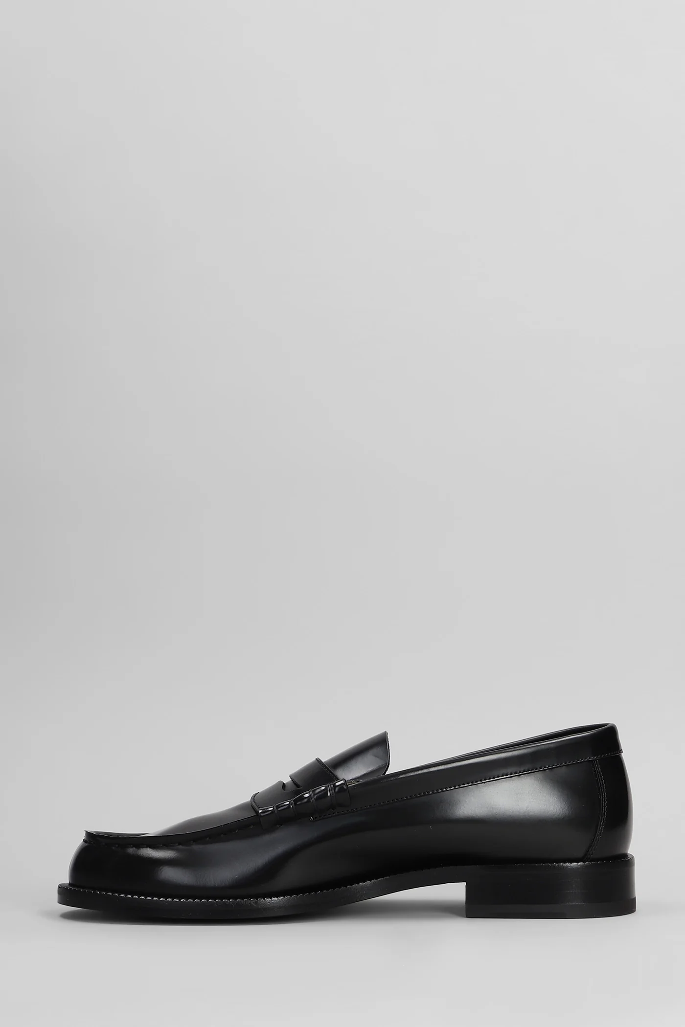 Loafer Loafers in black leather - Image 3