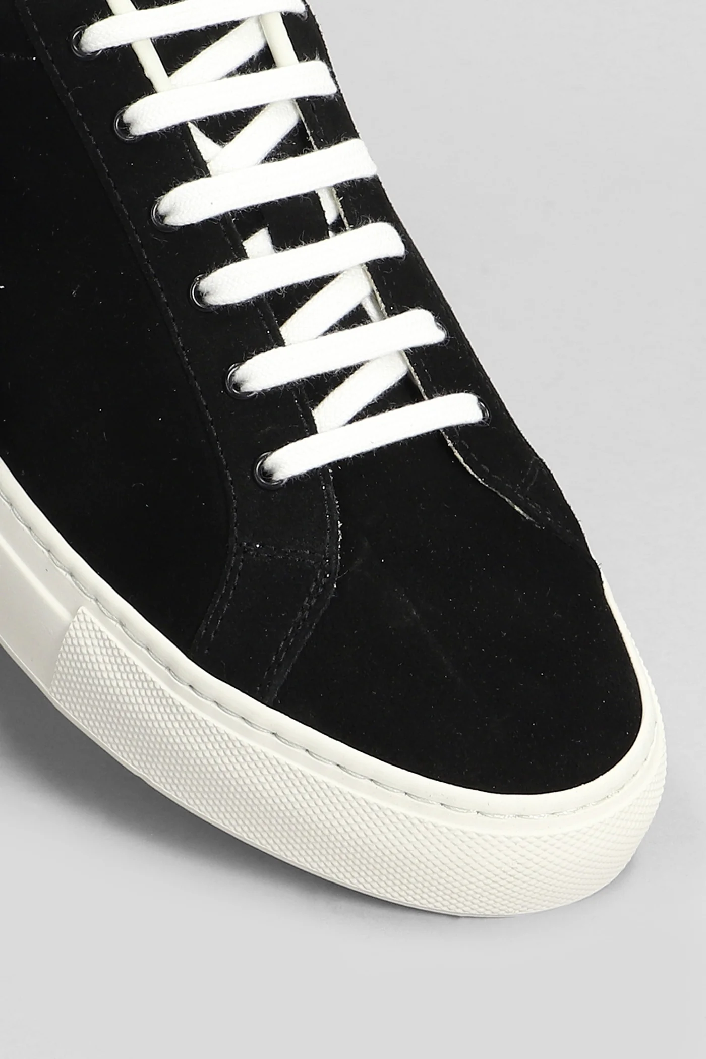 Retro Sneakers in black suede - Image 5