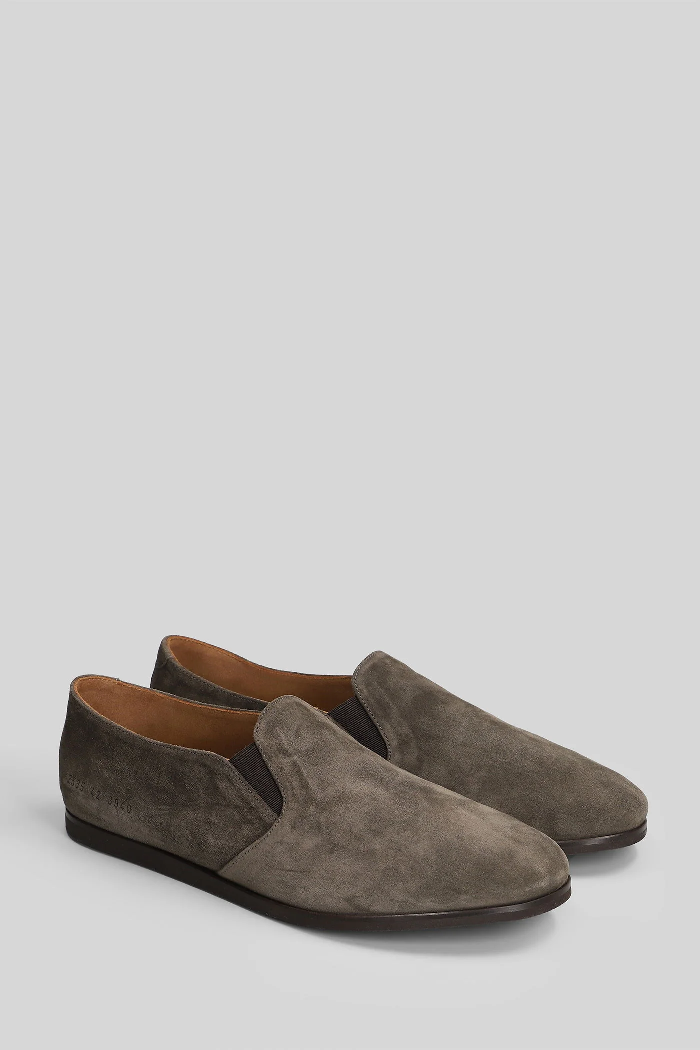 Slipper shoe Loafers in brown suede - Image 2