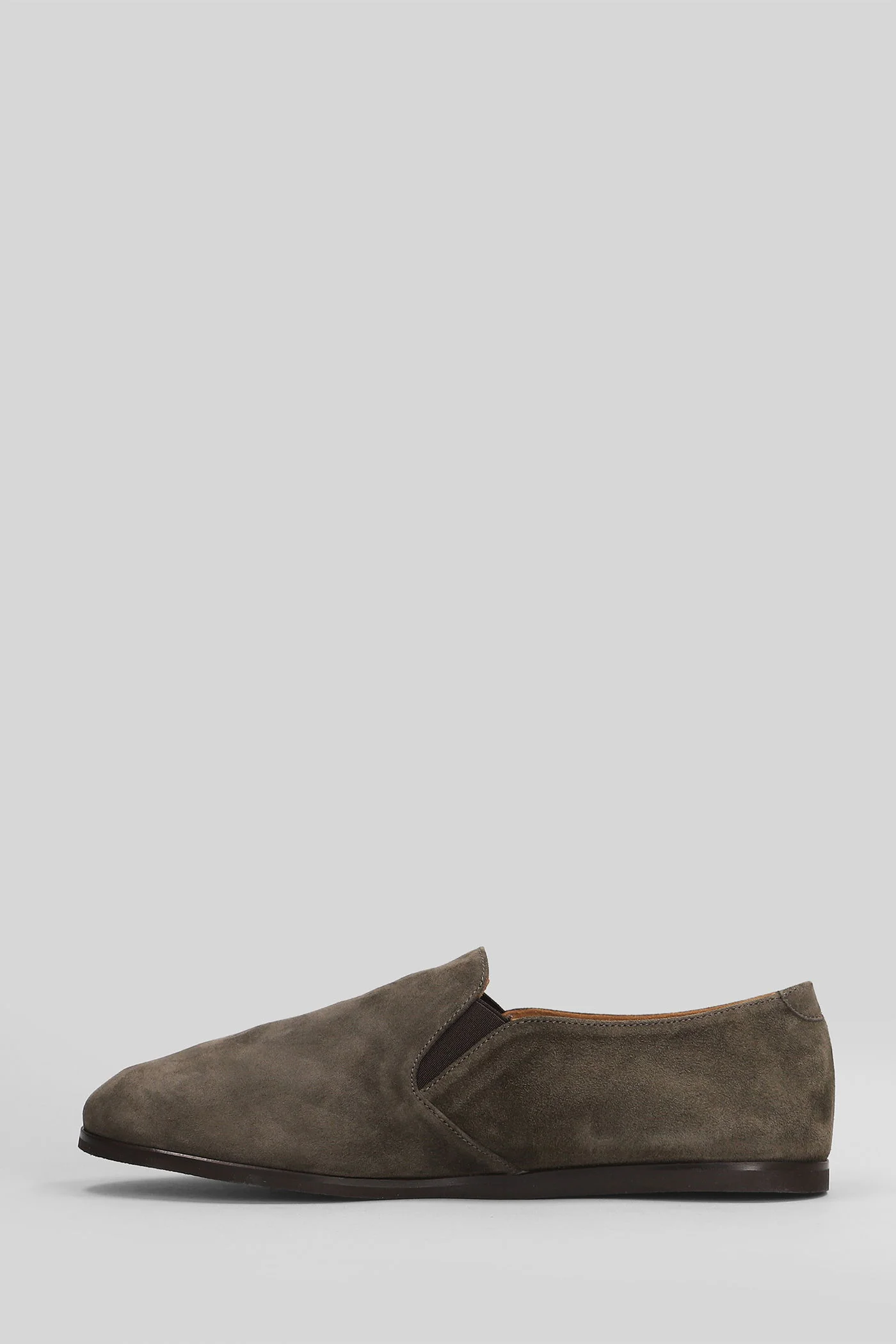 Slipper shoe Loafers in brown suede - Image 3