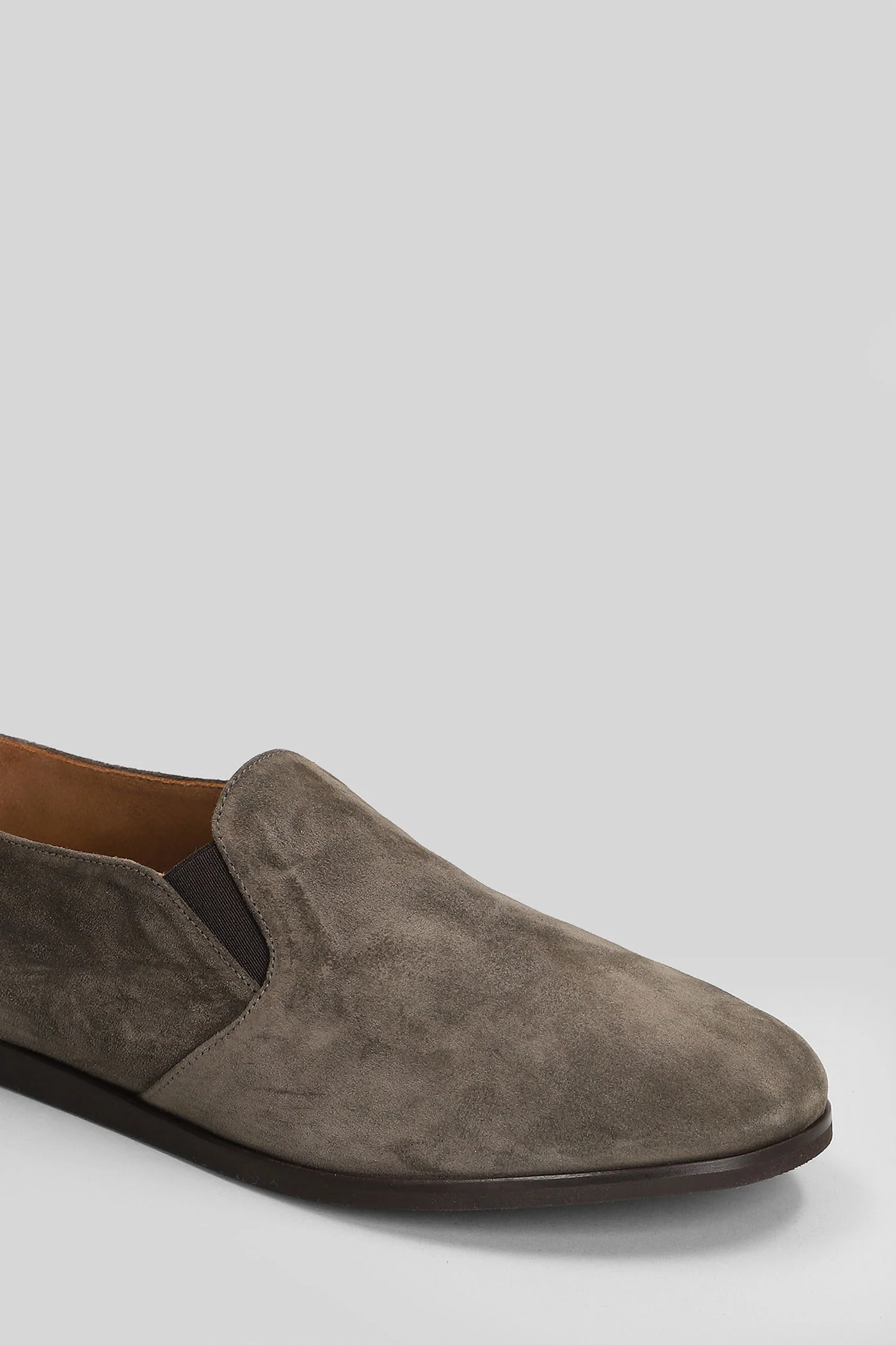 Slipper shoe Loafers in brown suede - Image 5