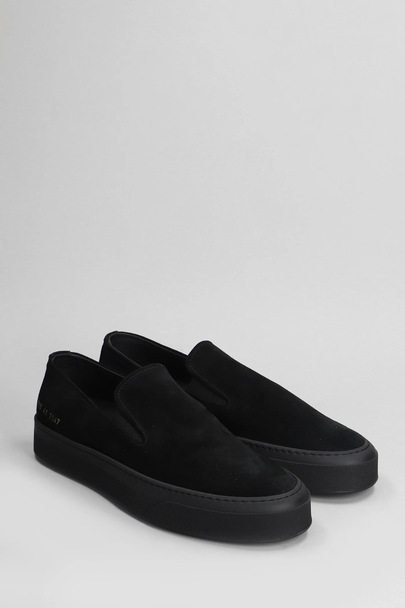 Sneakers in black suede - Image 2