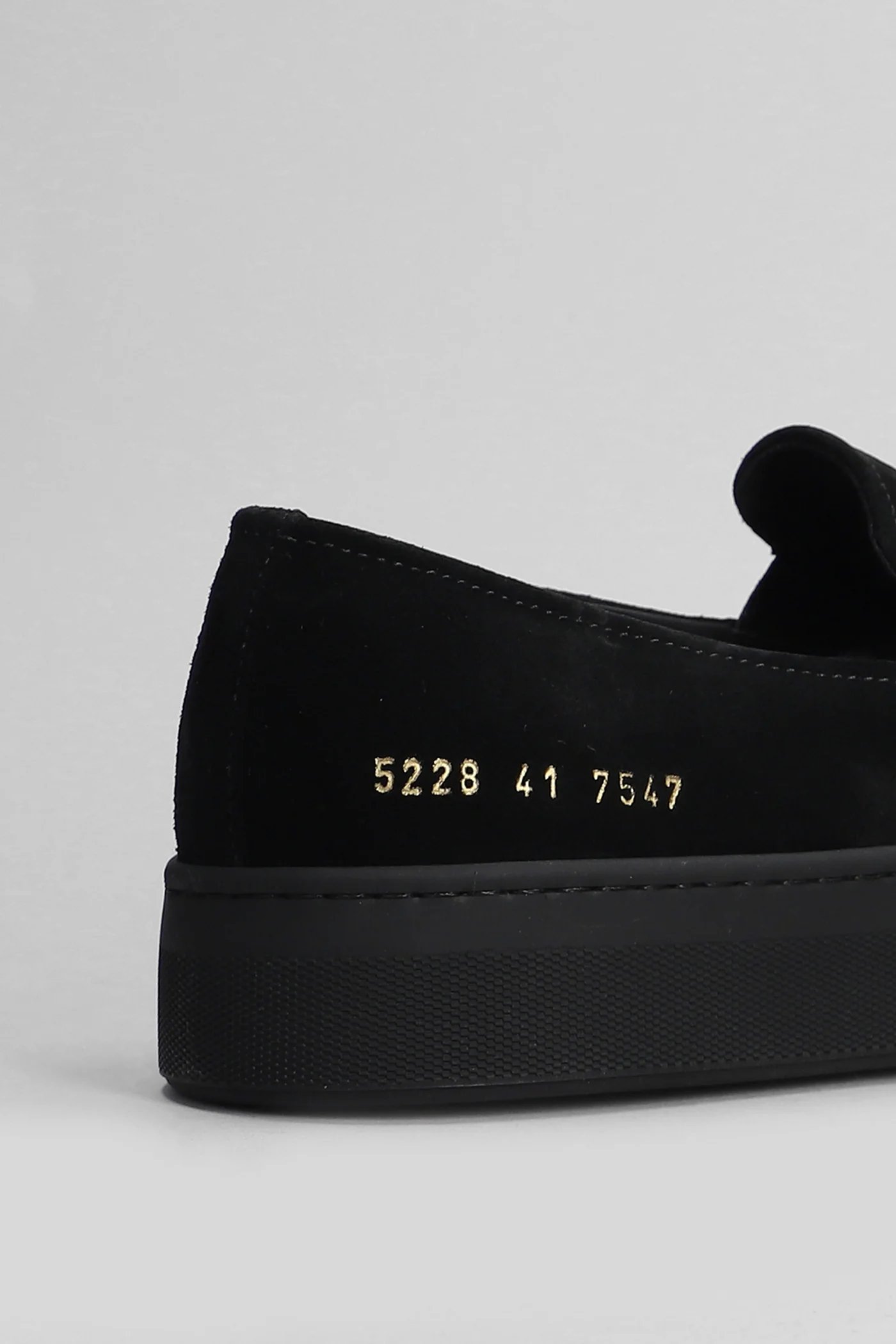 Sneakers in black suede - Image 5