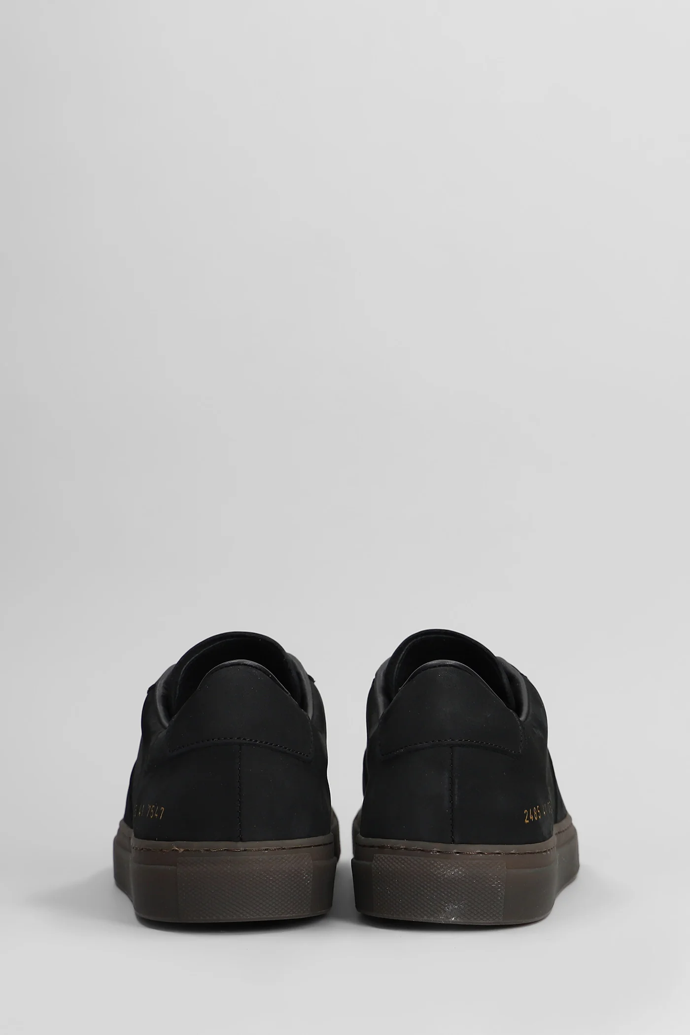 Tennis trainer Sneakers in black leather - Image 4