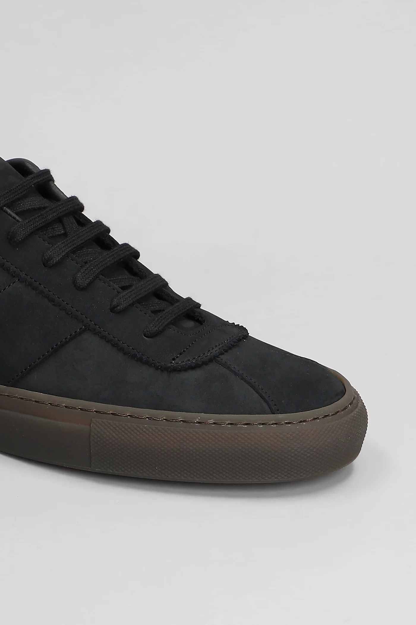 Tennis trainer Sneakers in black leather - Image 5