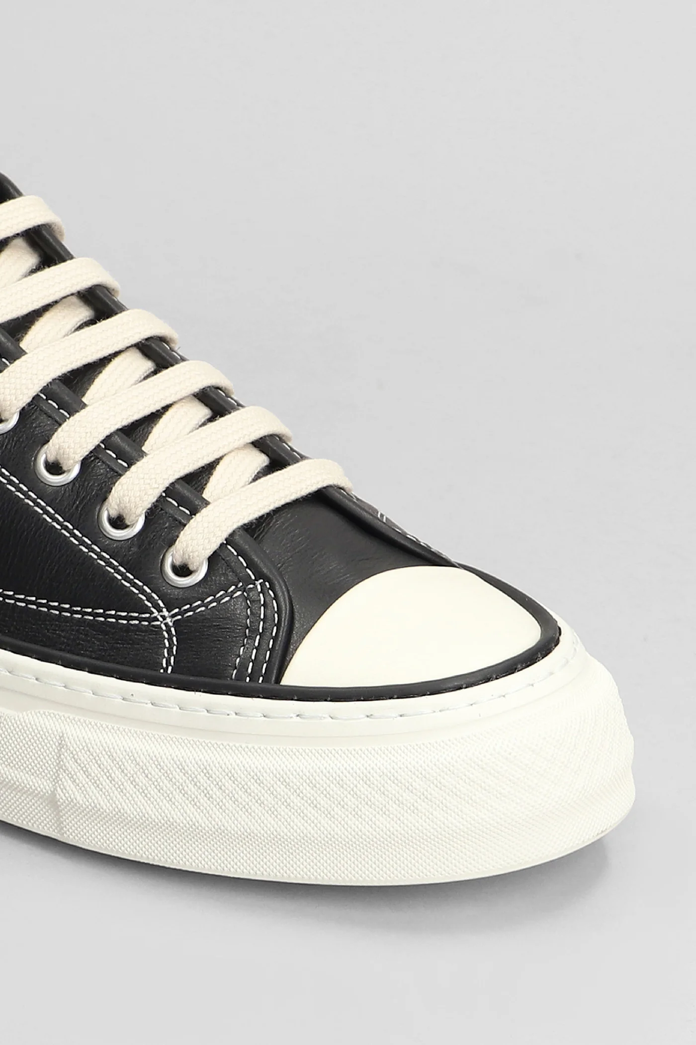 Tournament Sneakers in black leather - Image 5