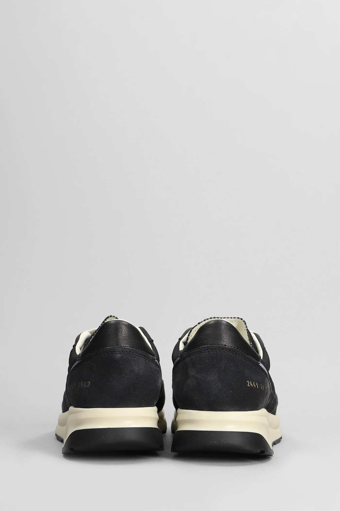 Track classic Sneakers in black Suede and fabric - Image 4