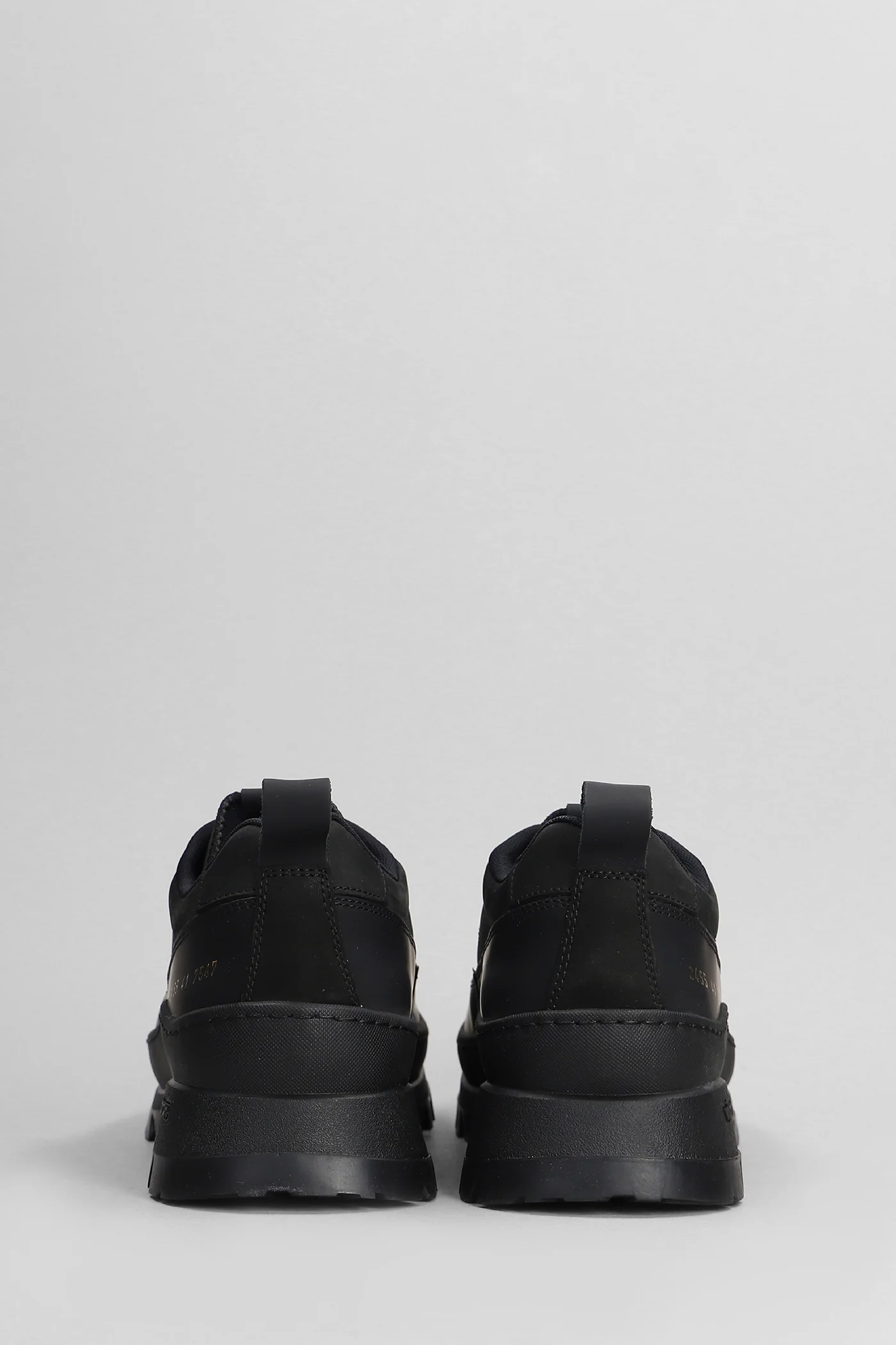 Track hiker Sneakers in black suede - Image 4