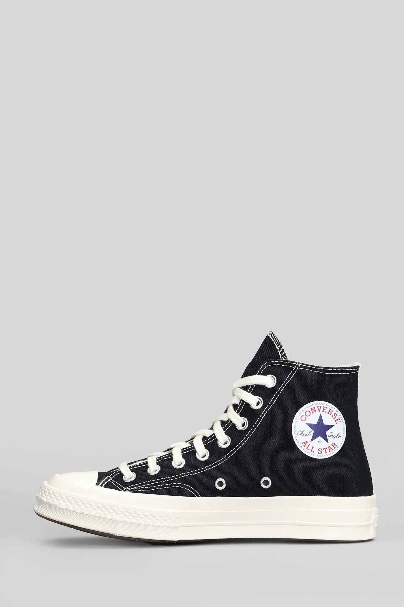 Chuck 70 cdg high Sneakers in black cotton - Image 3