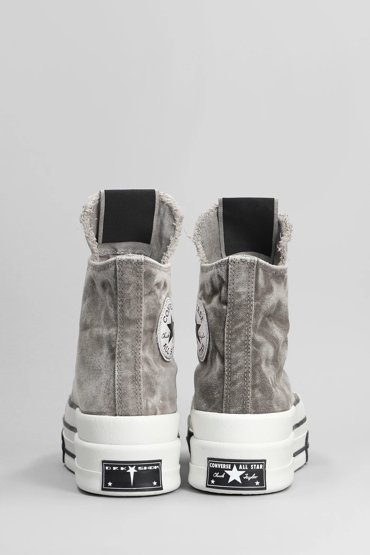 Dbl drkstar Sneakers in grey cotton - Image 4