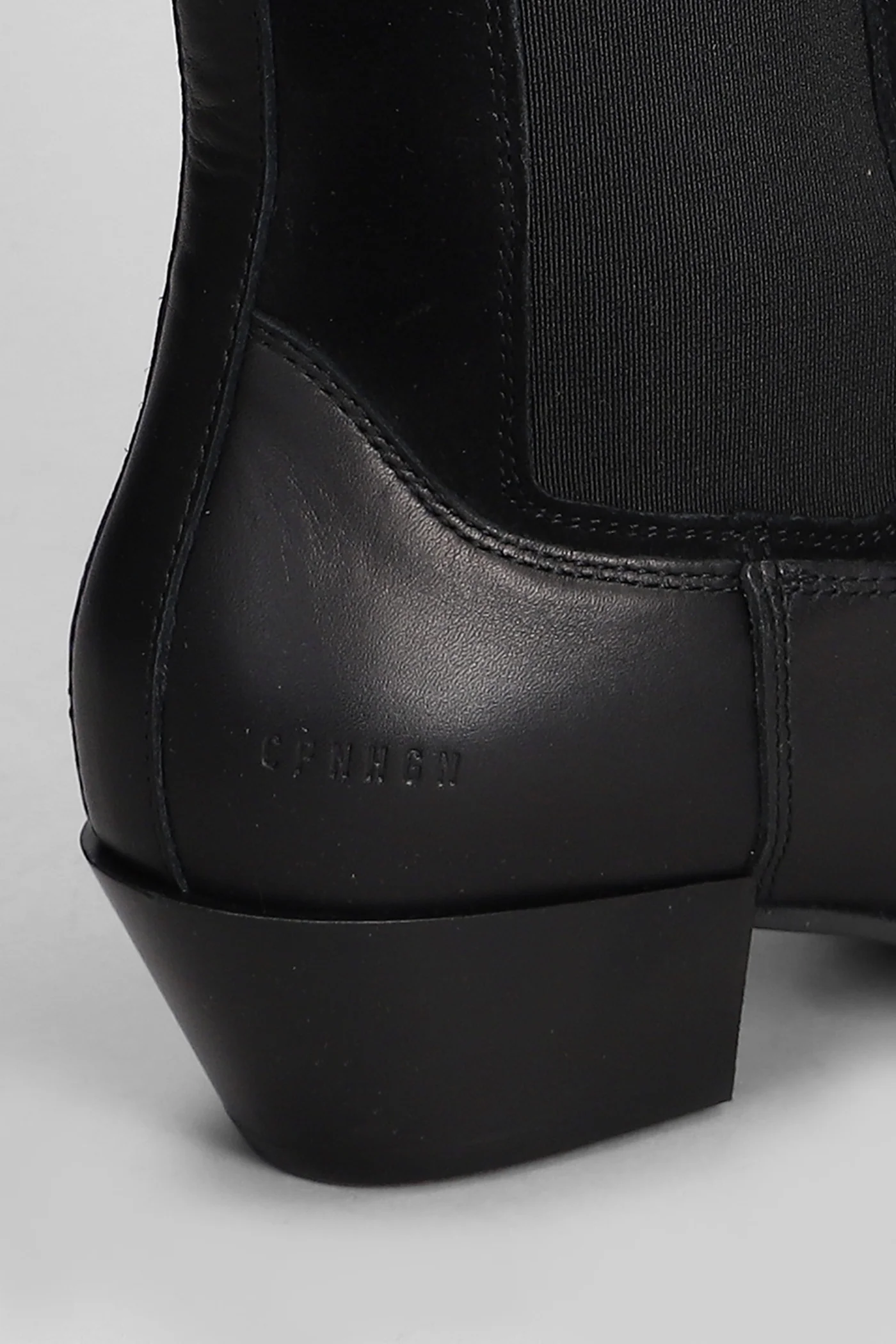 Cph 217 texan Ankle boots in black leather - Image 5