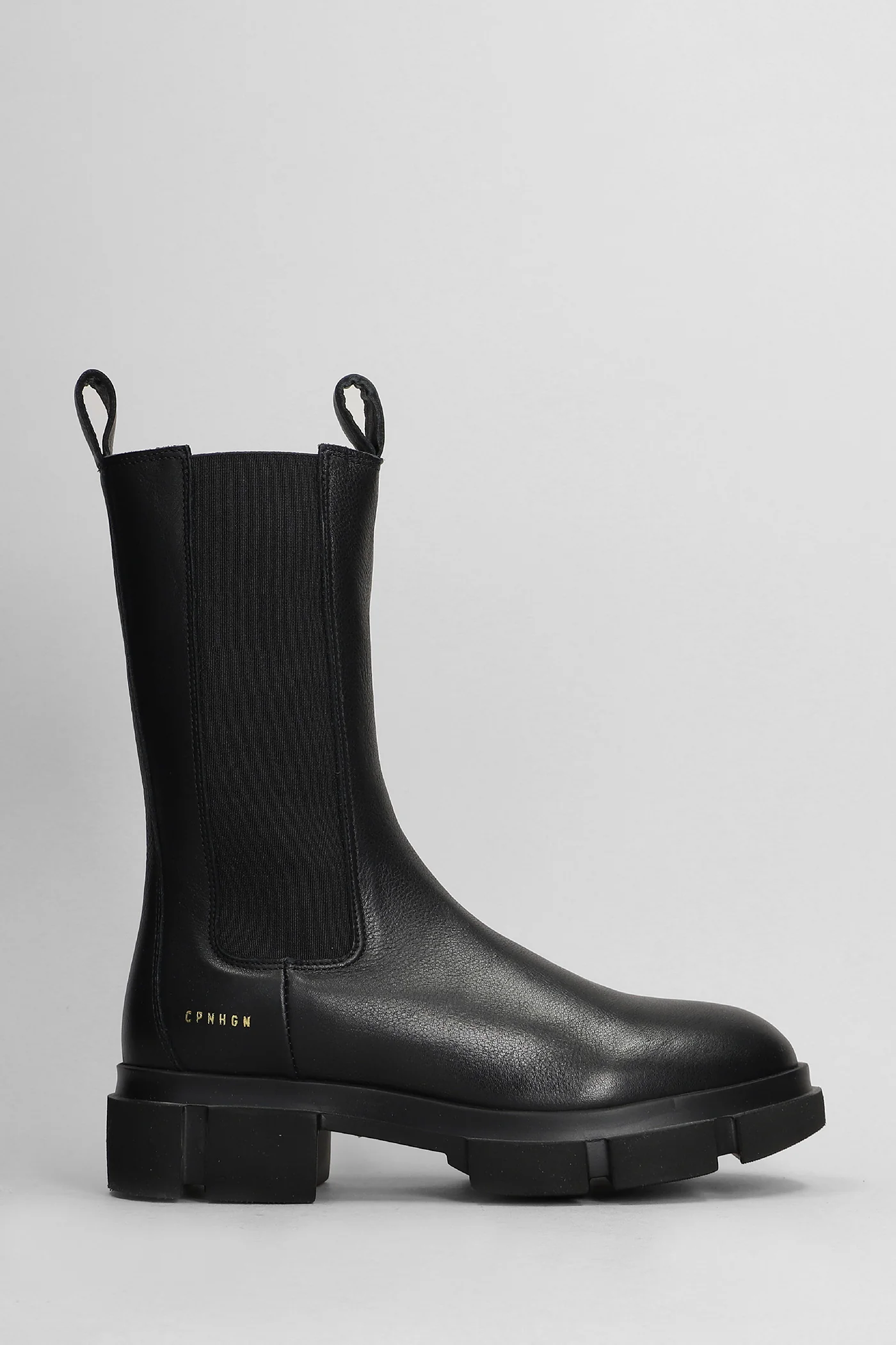 Cph 500 Combat boots in black leather