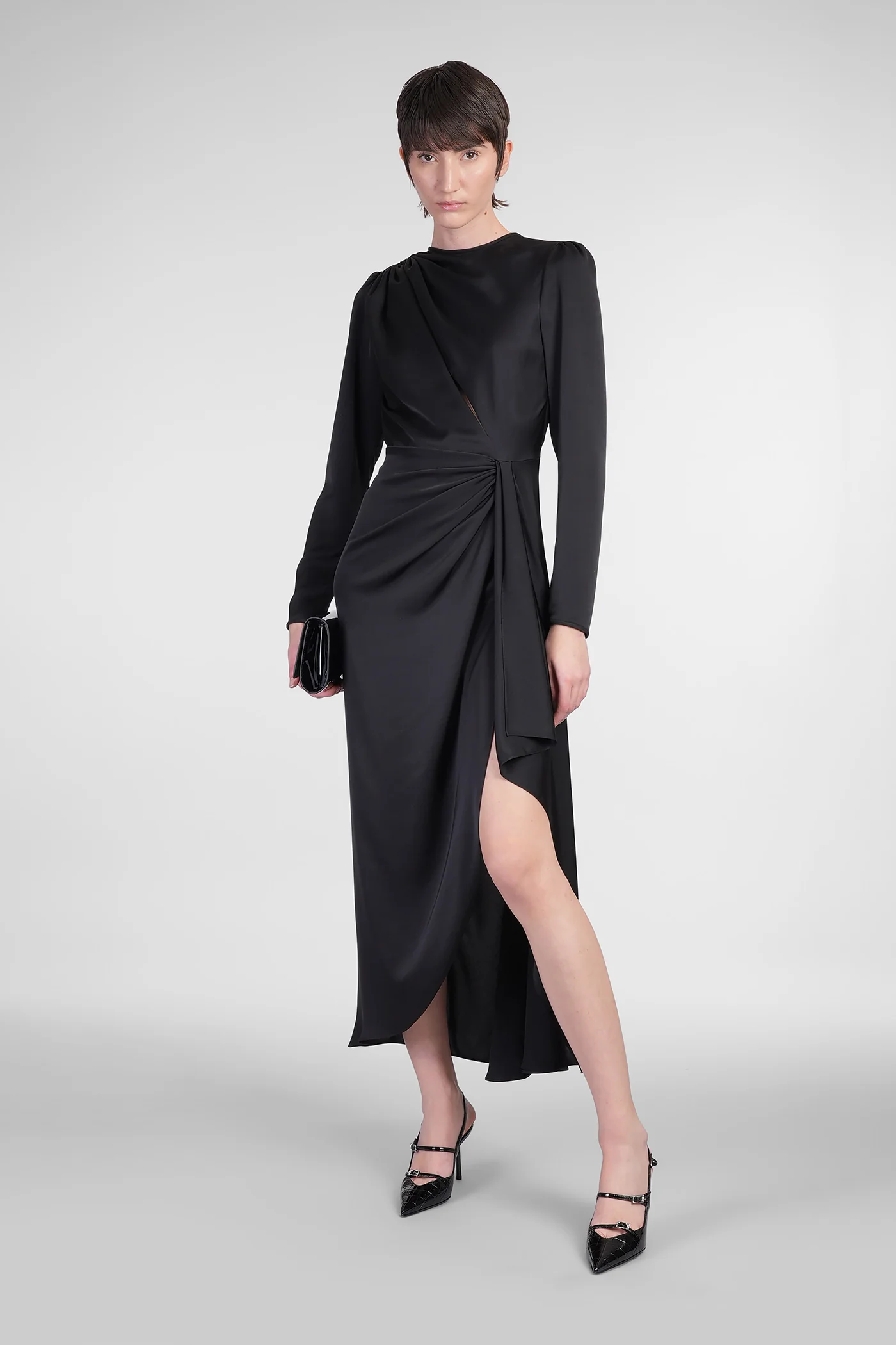 Anina Dress woman in black polyester - Image 2