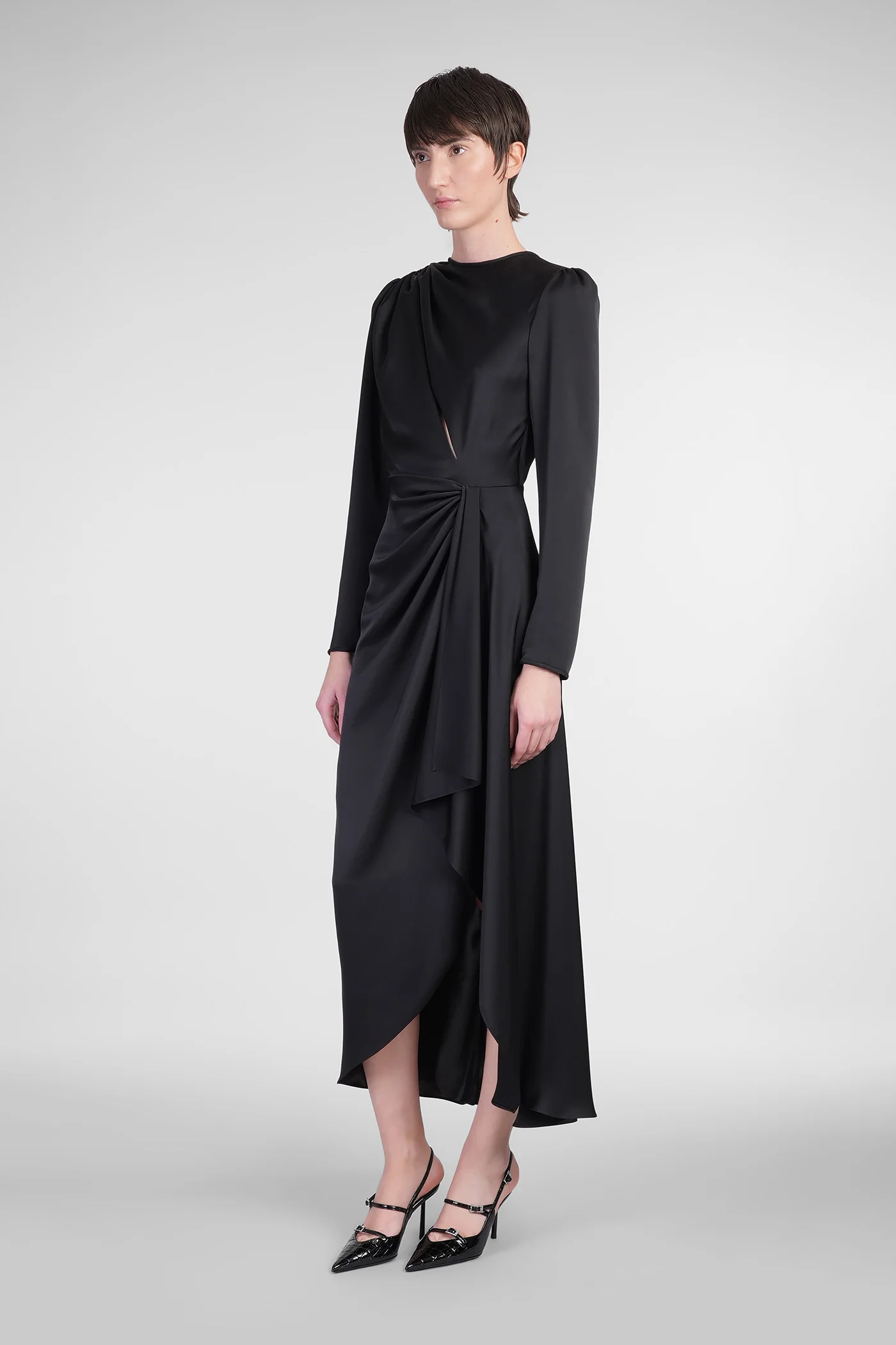Anina Dress woman in black polyester - Image 4