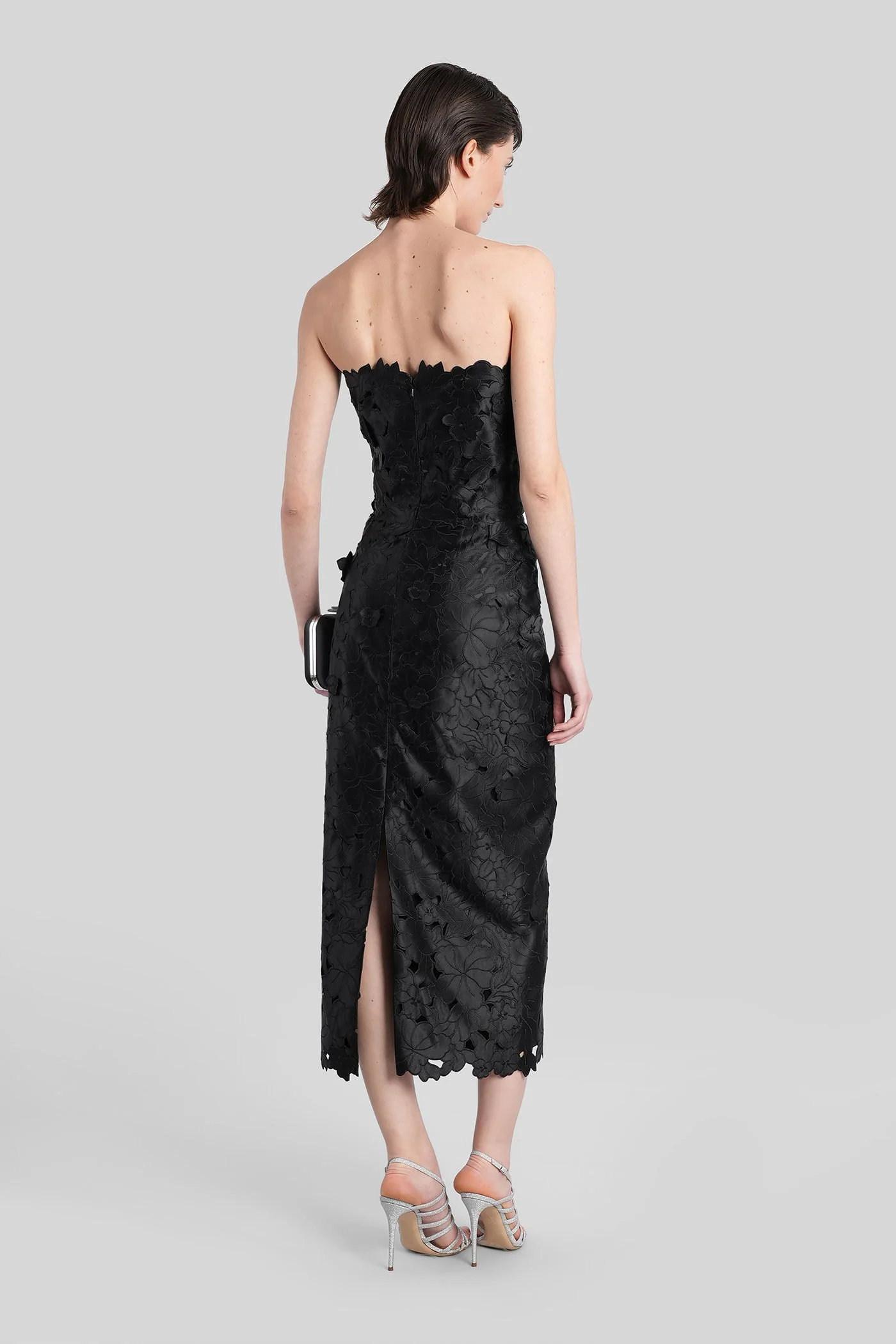 Astelle Long dress in black polyester - Image 3