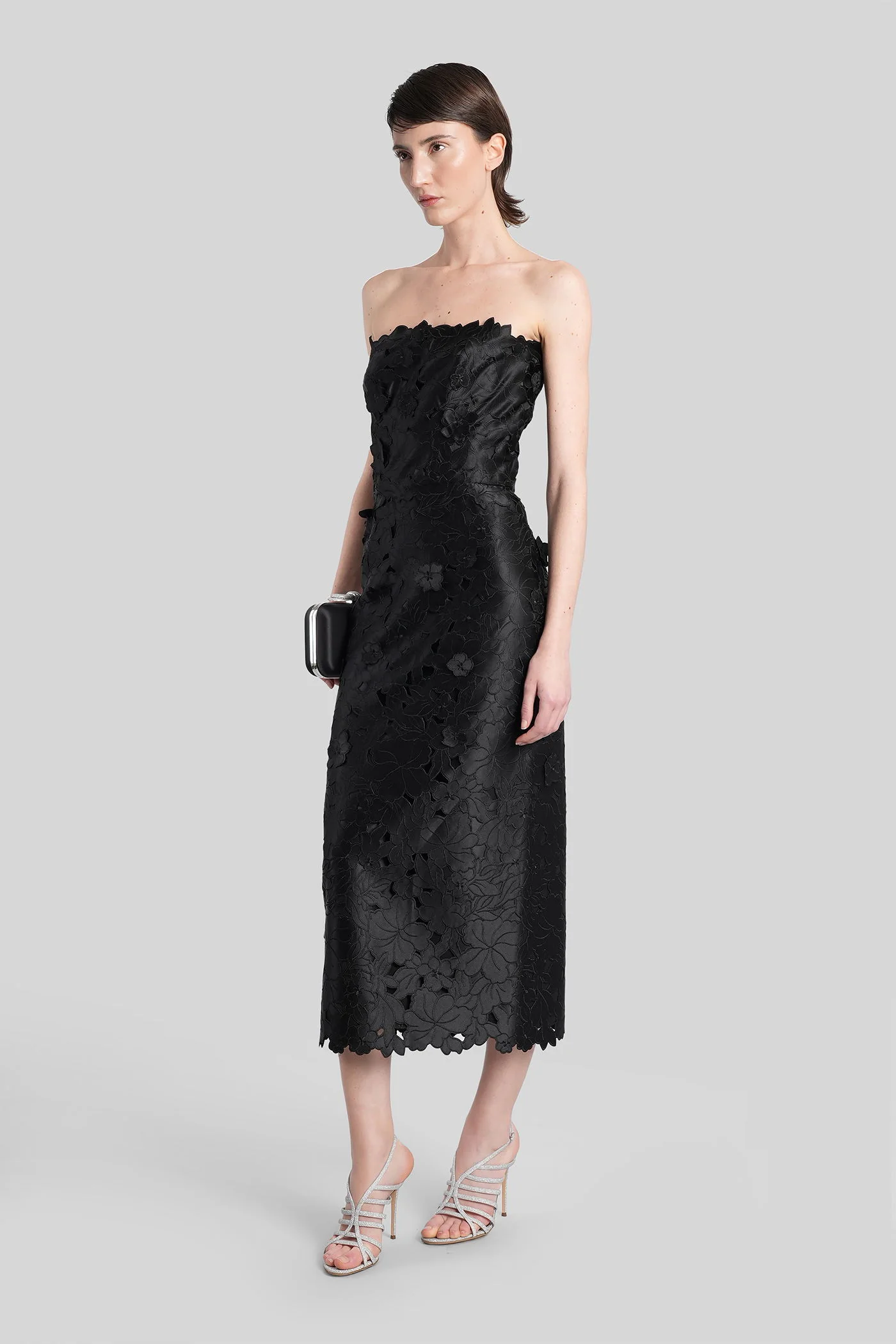 Astelle Long dress in black polyester - Image 4