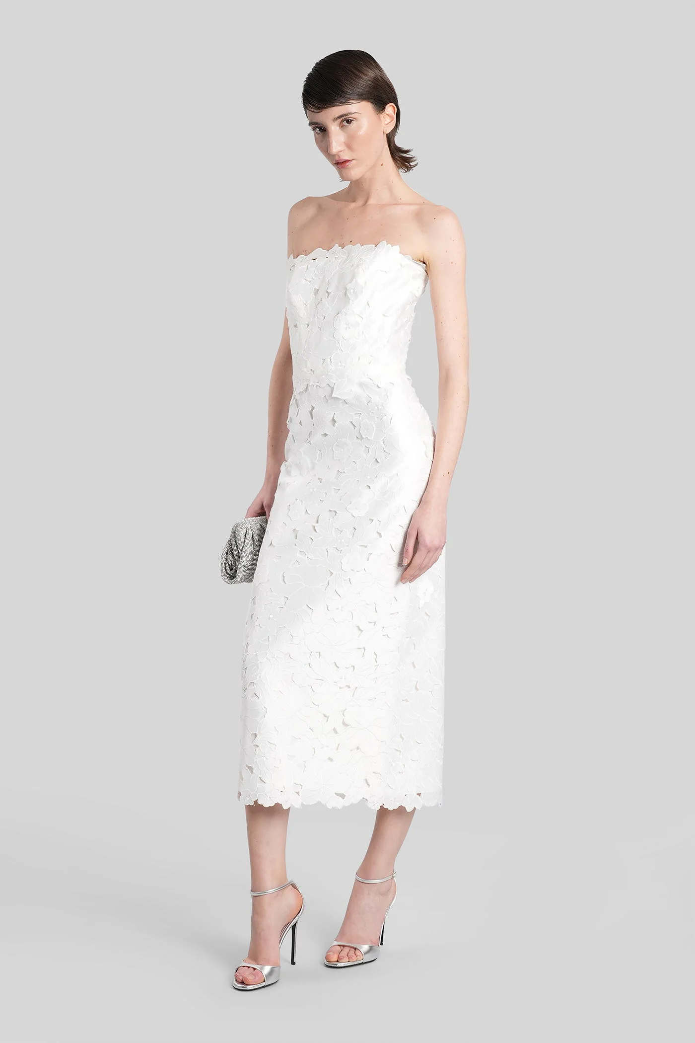 Astelle Long dress in white polyester - Image 2