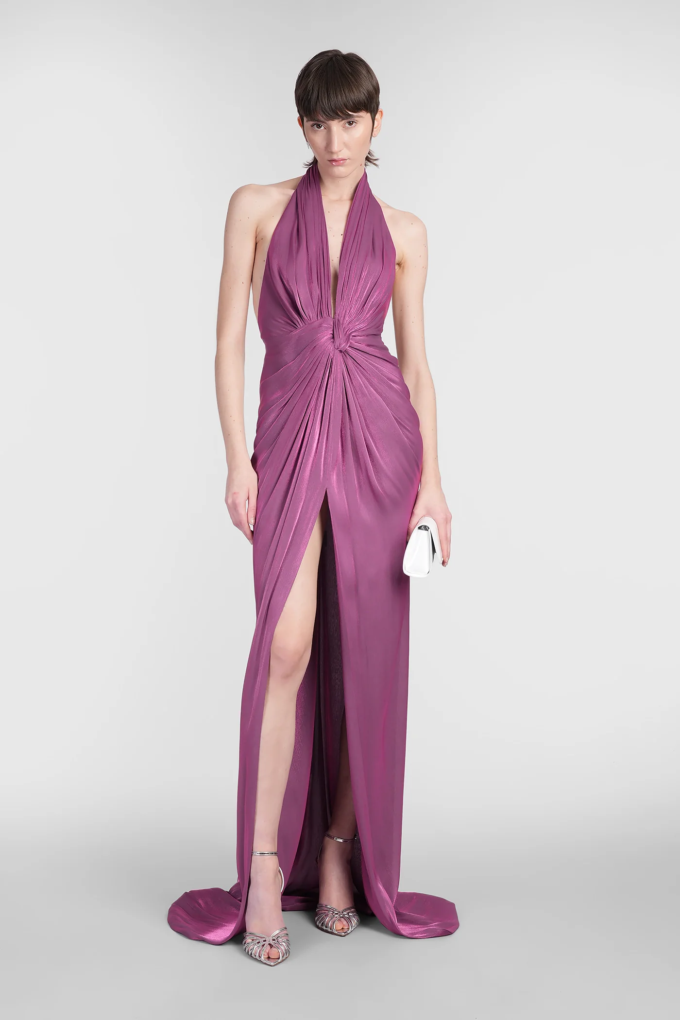Colette Dress woman in Viola polyester - Image 2