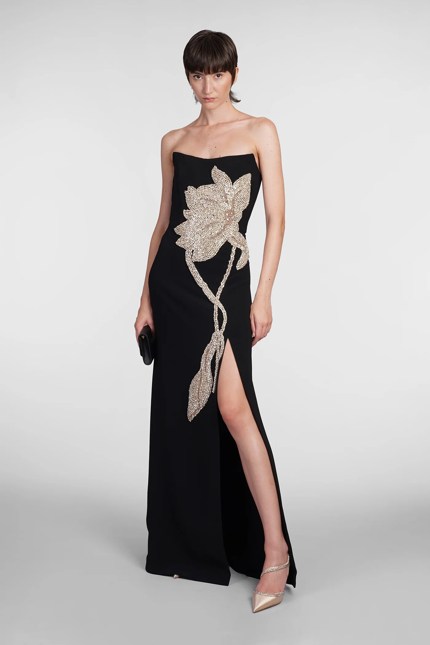 Fara Dress woman in black polyester - Image 2