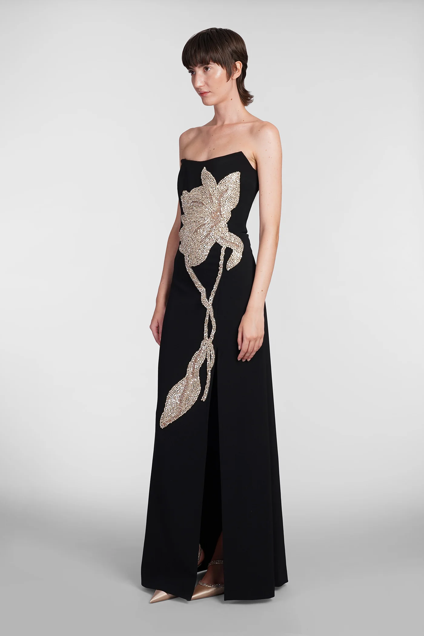Fara Dress woman in black polyester - Image 4