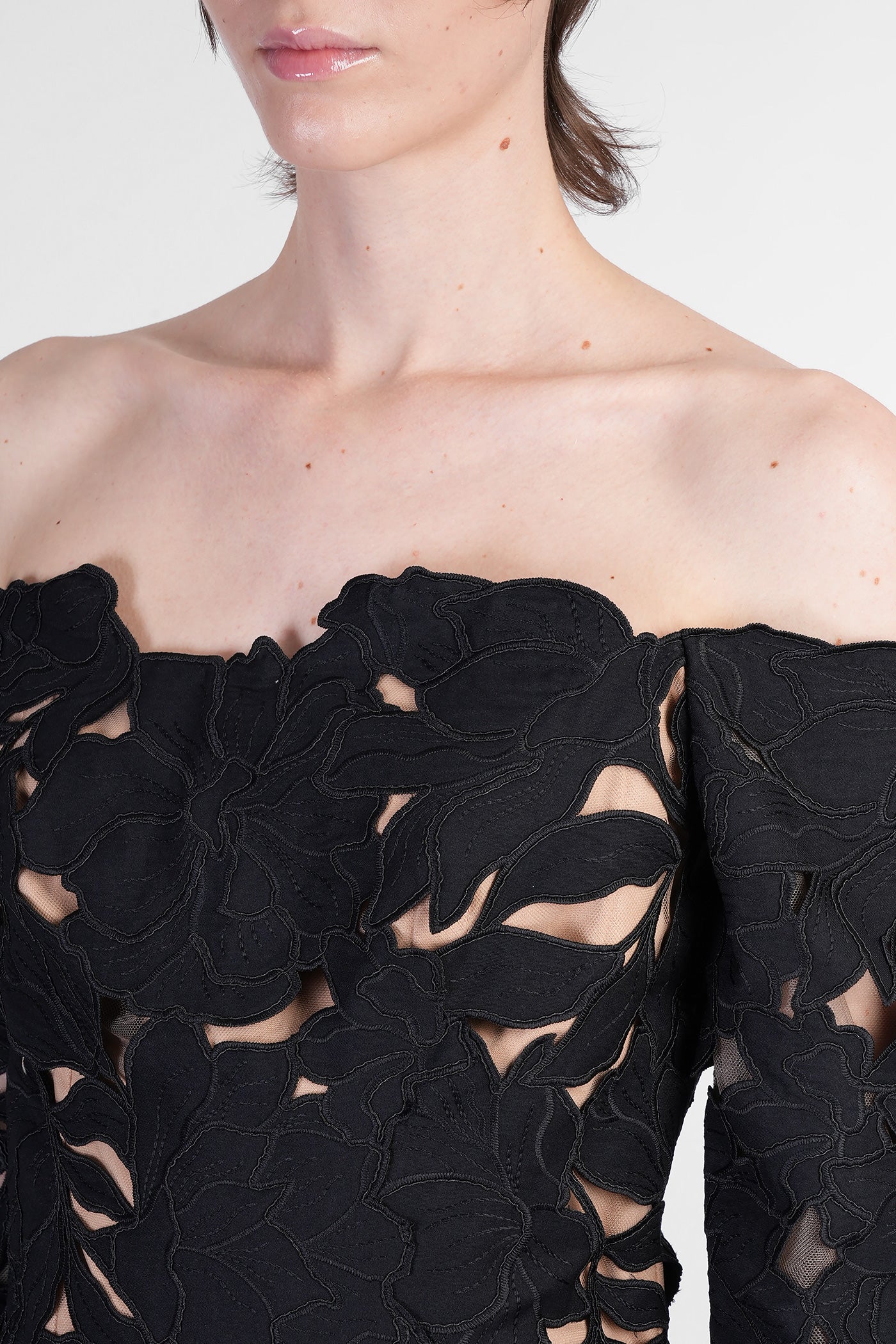 Kasia Long dress in black polyester - Image 5
