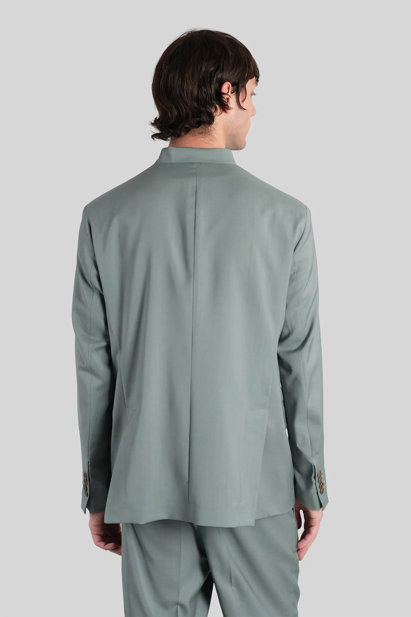 Arnaldo Blazer in green wool - Image 3