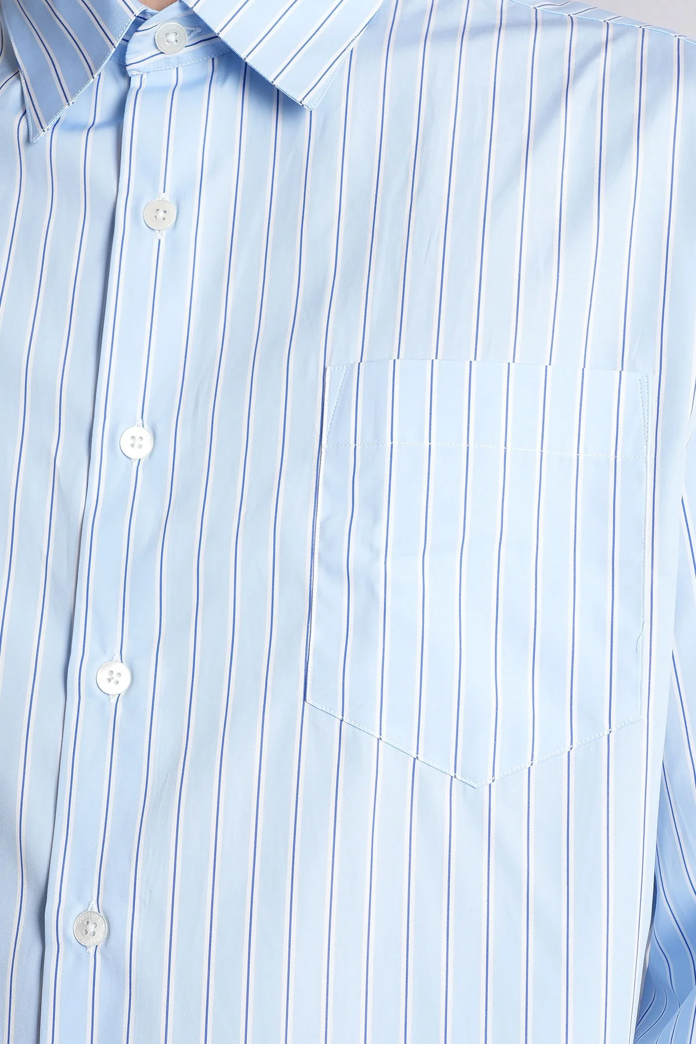 Eric Shirt in cyan cotton - Image 5