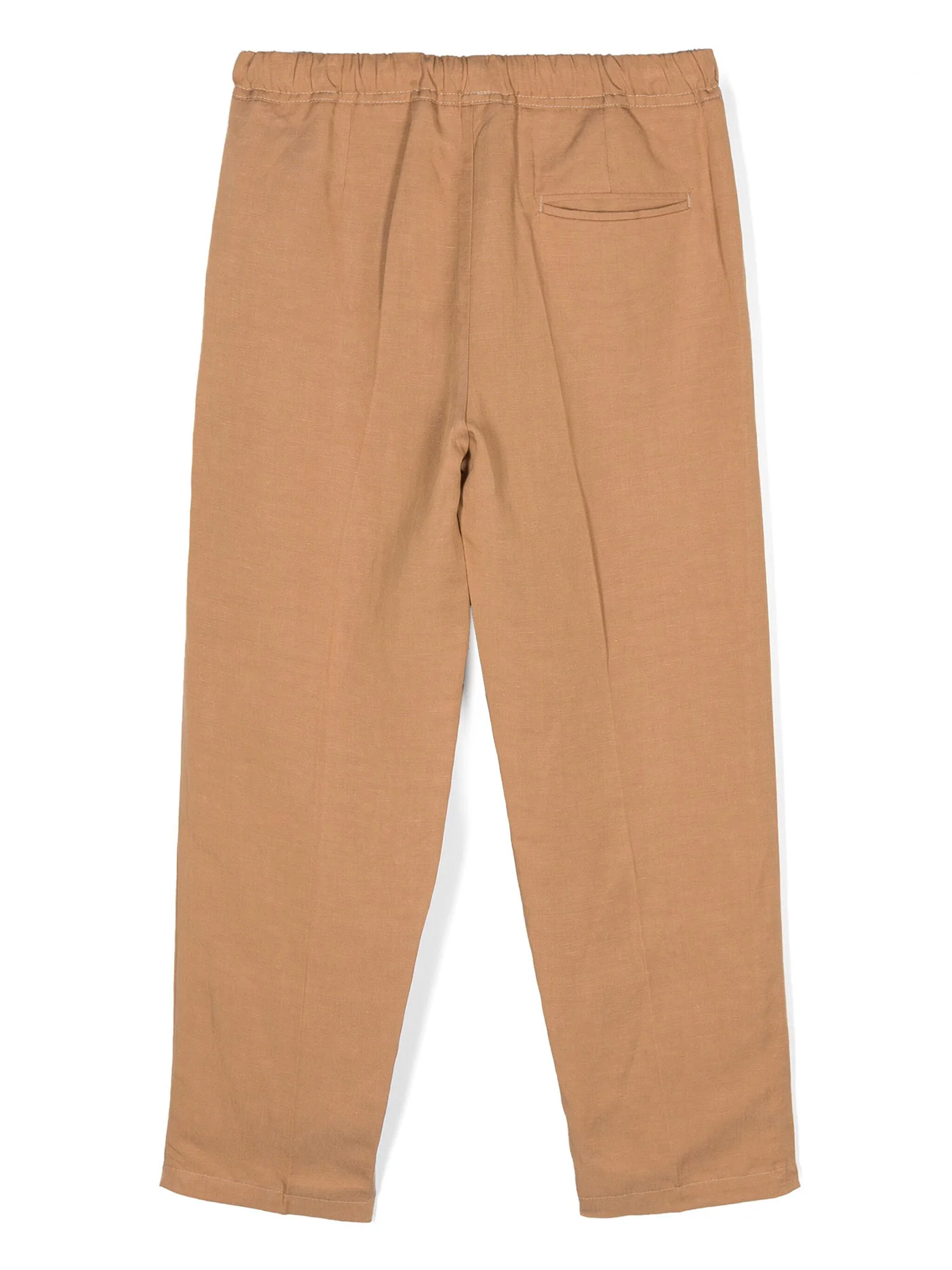 Pajama tragaki Pants in beige cotton - Image 2