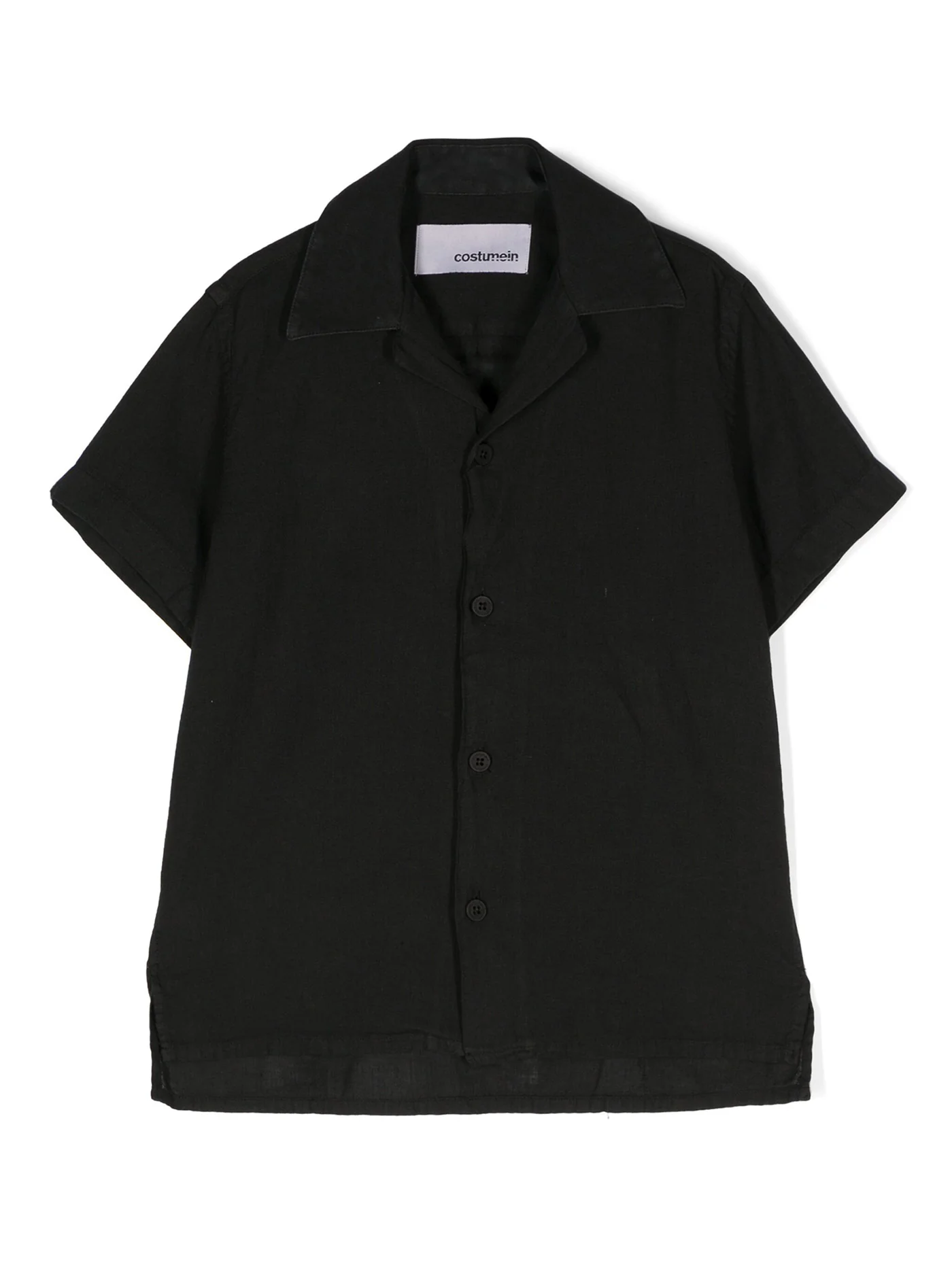 Robin corfu Shirt in black linen