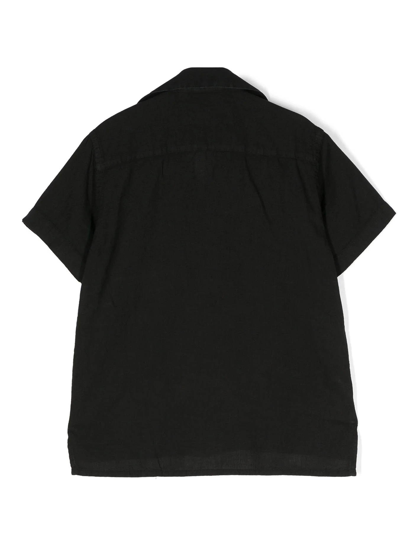 Robin corfu Shirt in black linen - Image 2