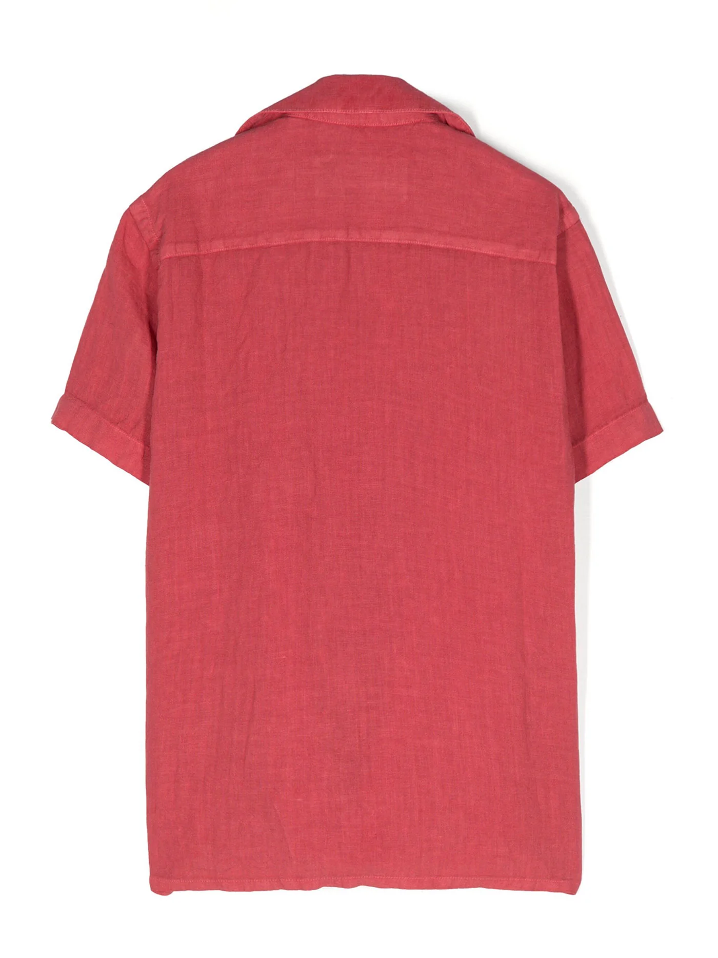 Robin corfu Shirt in red linen - Image 2