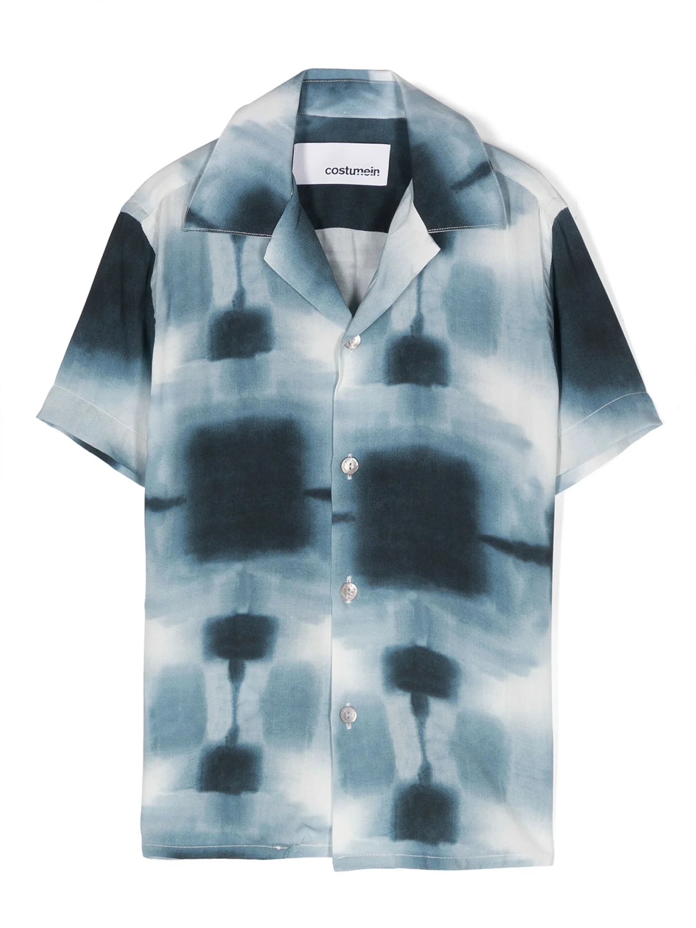 Robin jeju Shirt in cyan viscose
