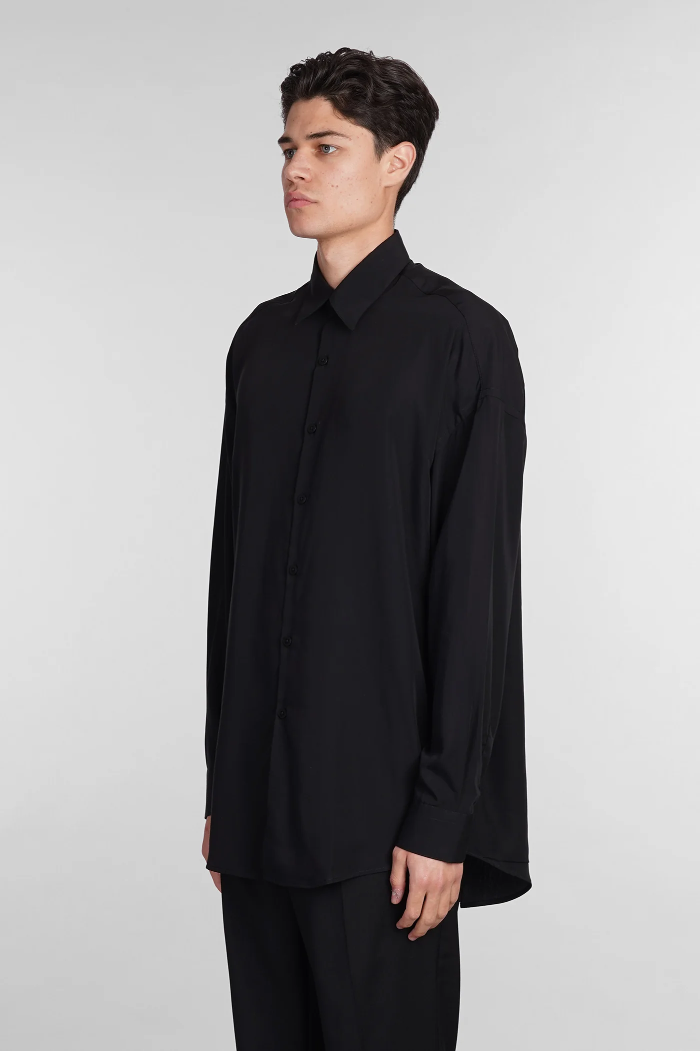 Valentino Shirt in black Cly - Image 4