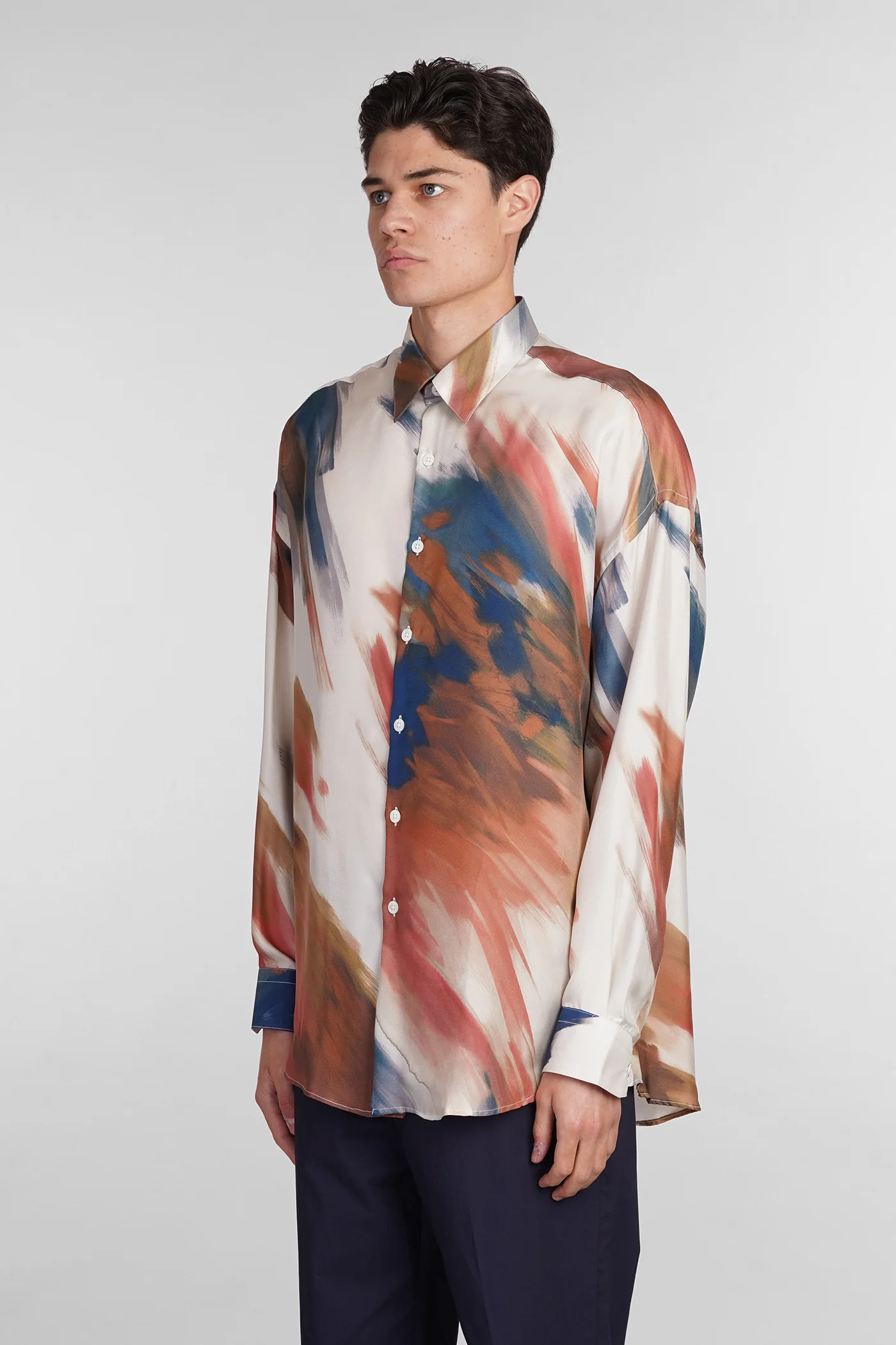 Valentino Shirt in multicolor silk - Image 4