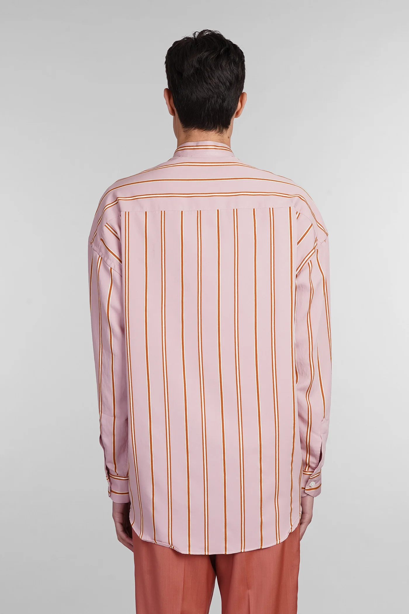 Valentino Shirt in rose-pink viscose - Image 3