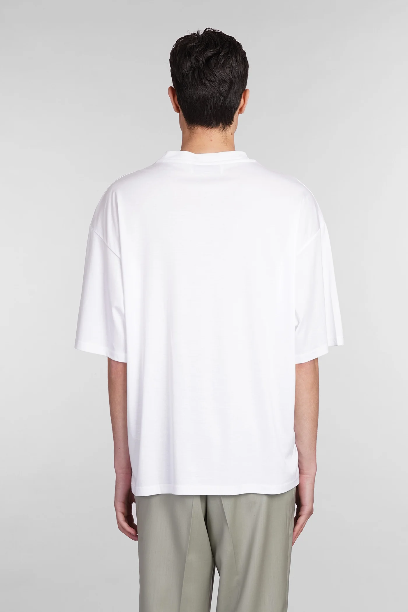 Vant T-Shirt in white wool and polyester - Image 3
