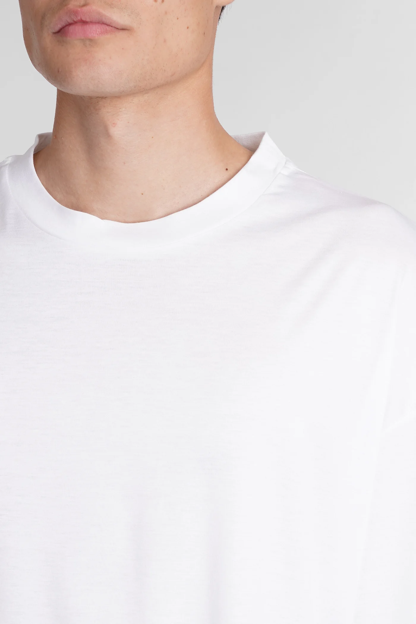 Vant T-Shirt in white wool and polyester - Image 5