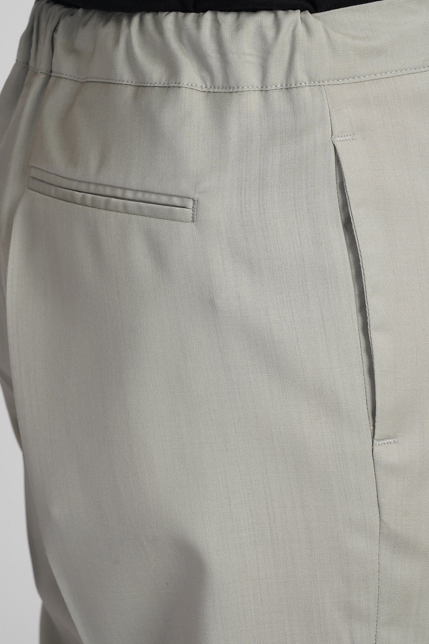 Vincent Pants in green wool - Image 5