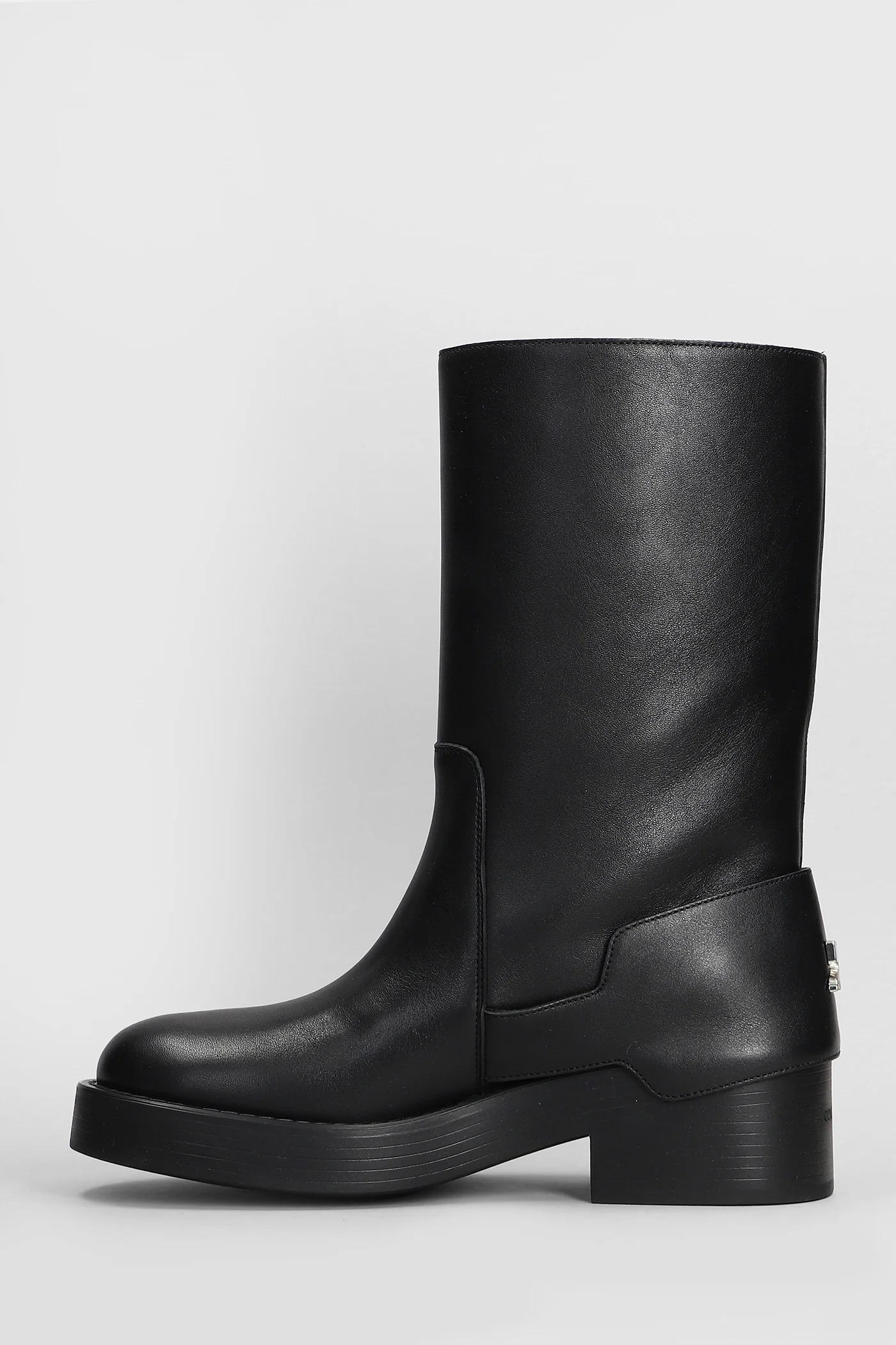 Americana boots High heels boots in black leather - Image 3