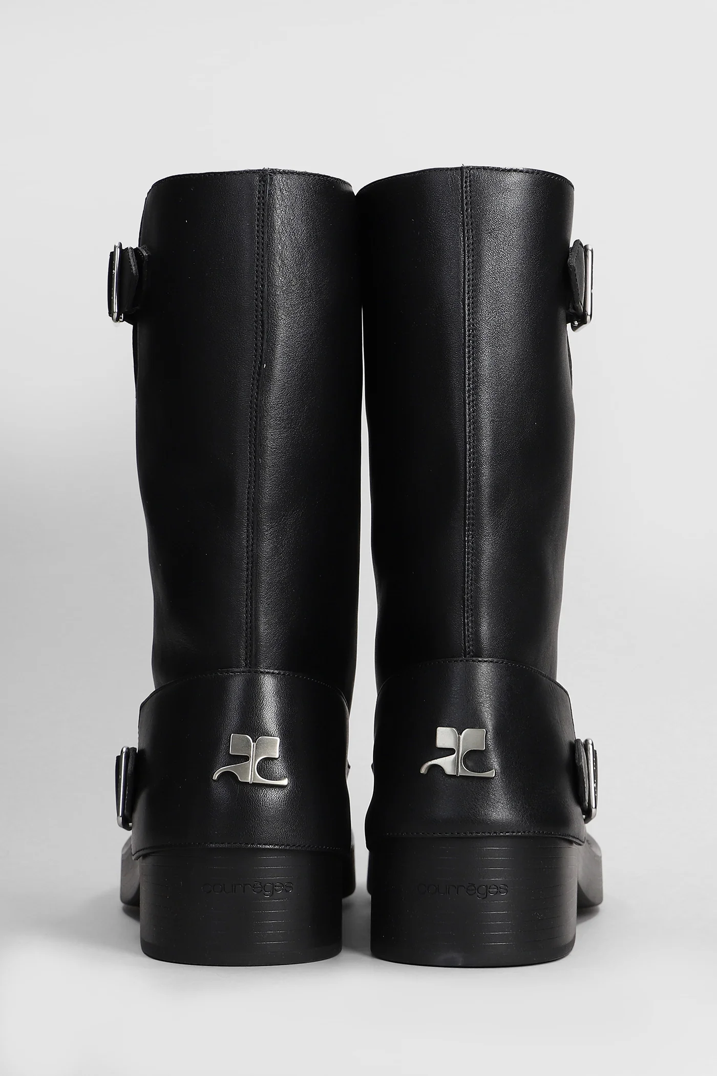 Americana boots High heels boots in black leather - Image 4