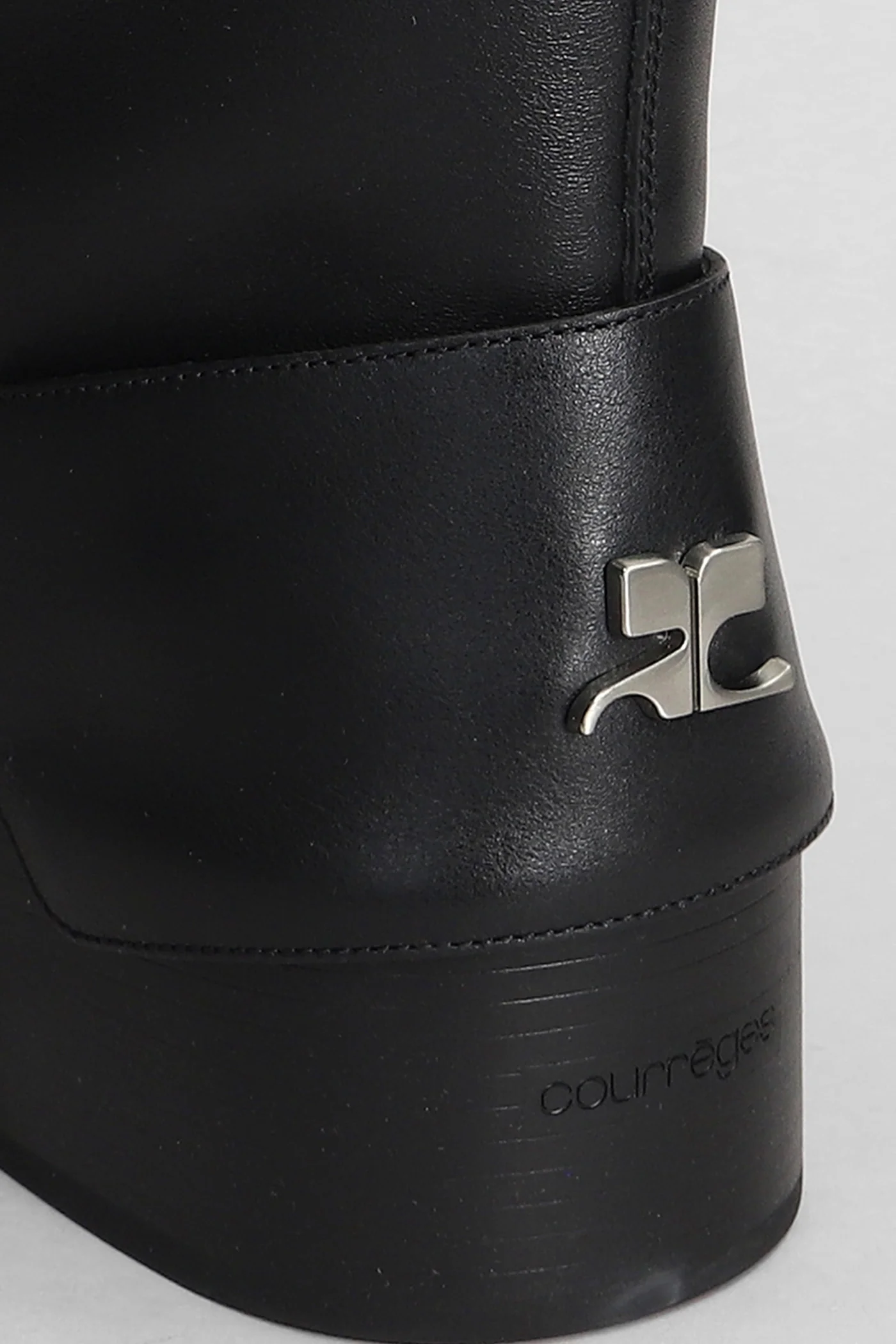 Americana boots High heels boots in black leather - Image 5