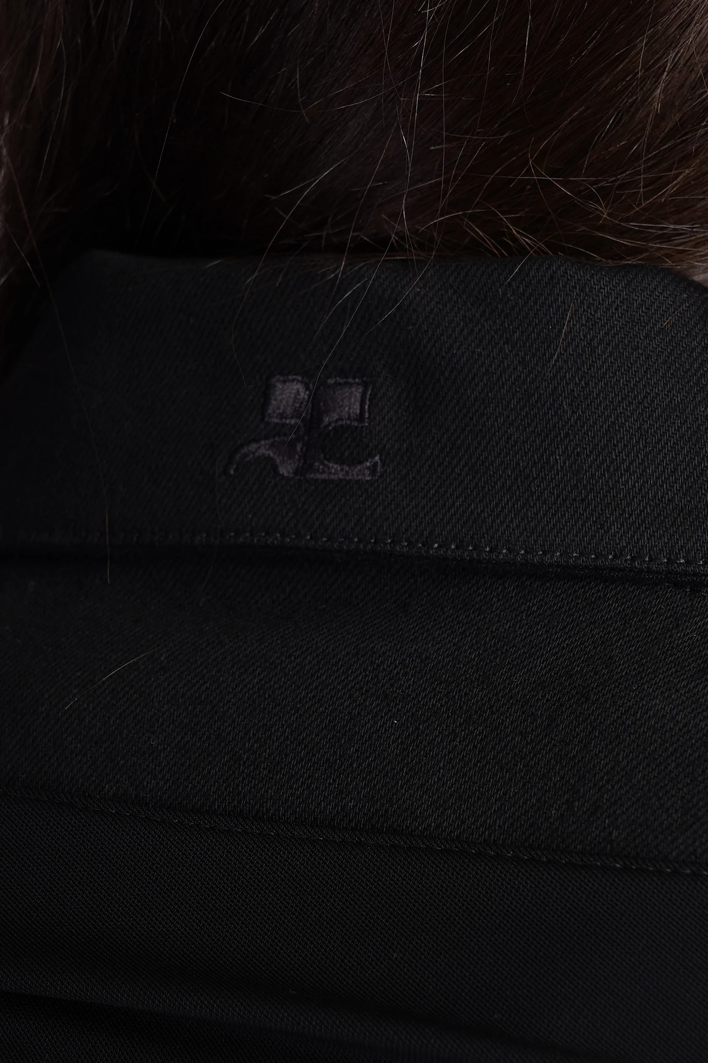Casual jacket in black cotton - Image 5