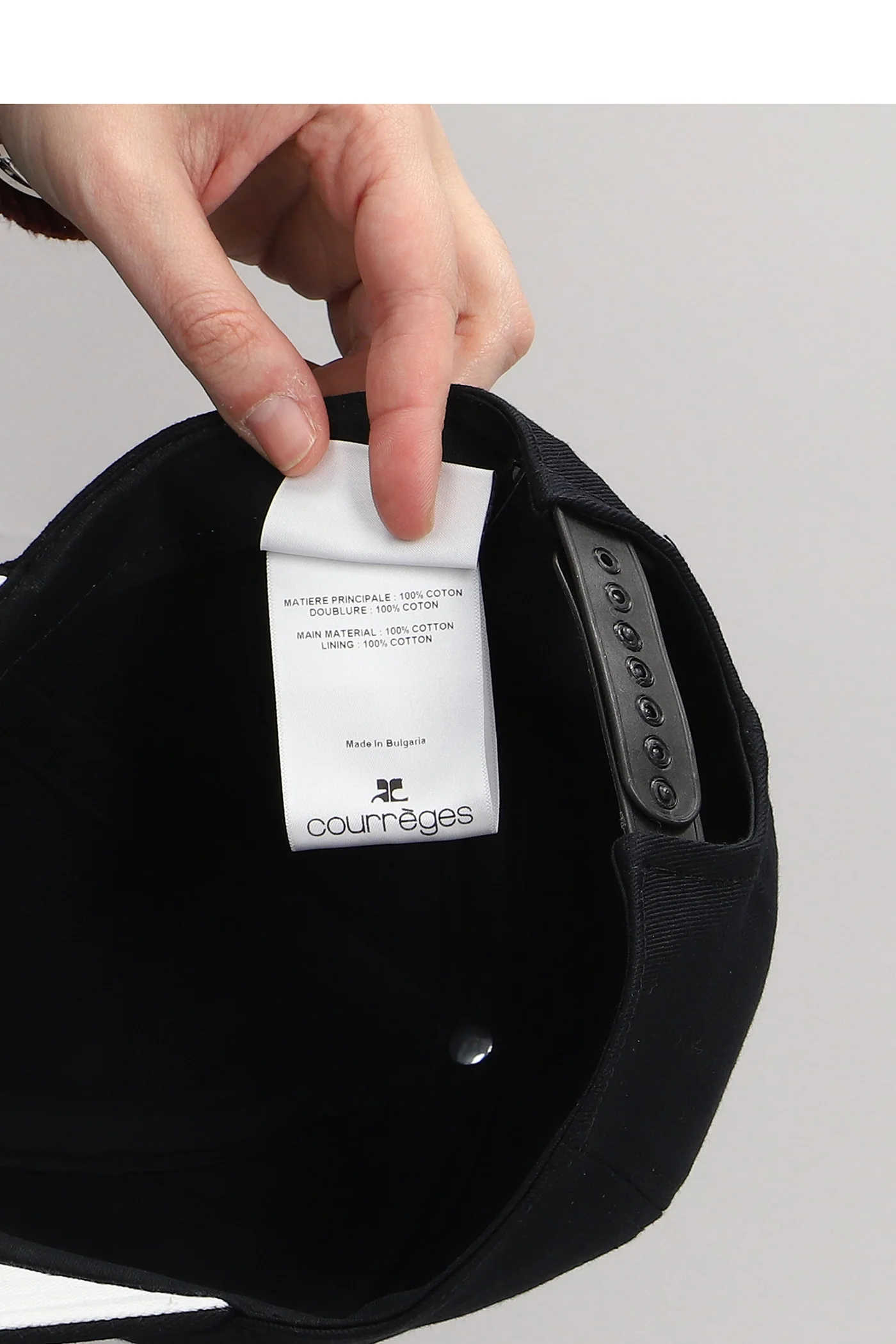 Hats in black cotton - Image 4