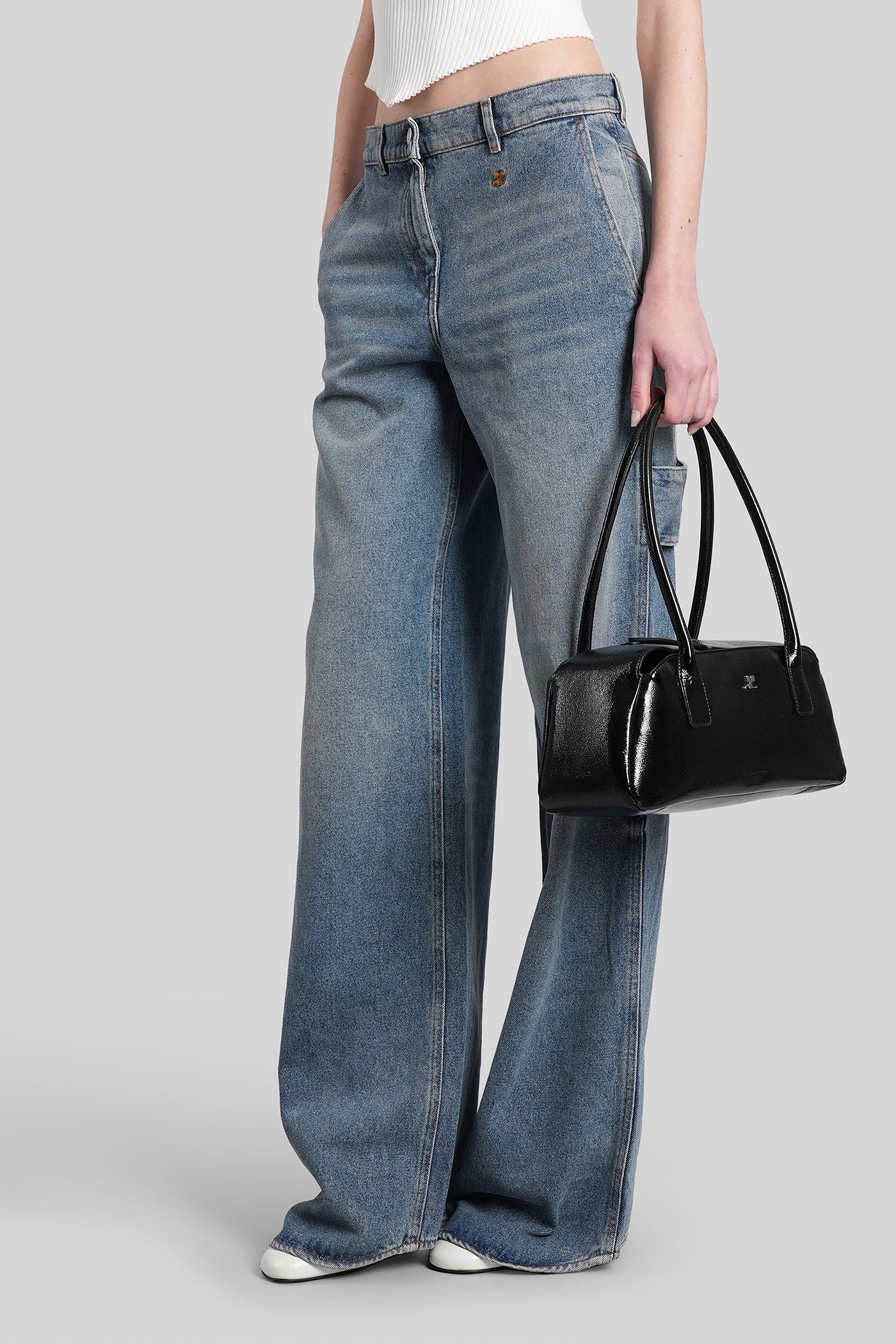 Jeans in blue cotton - Image 2