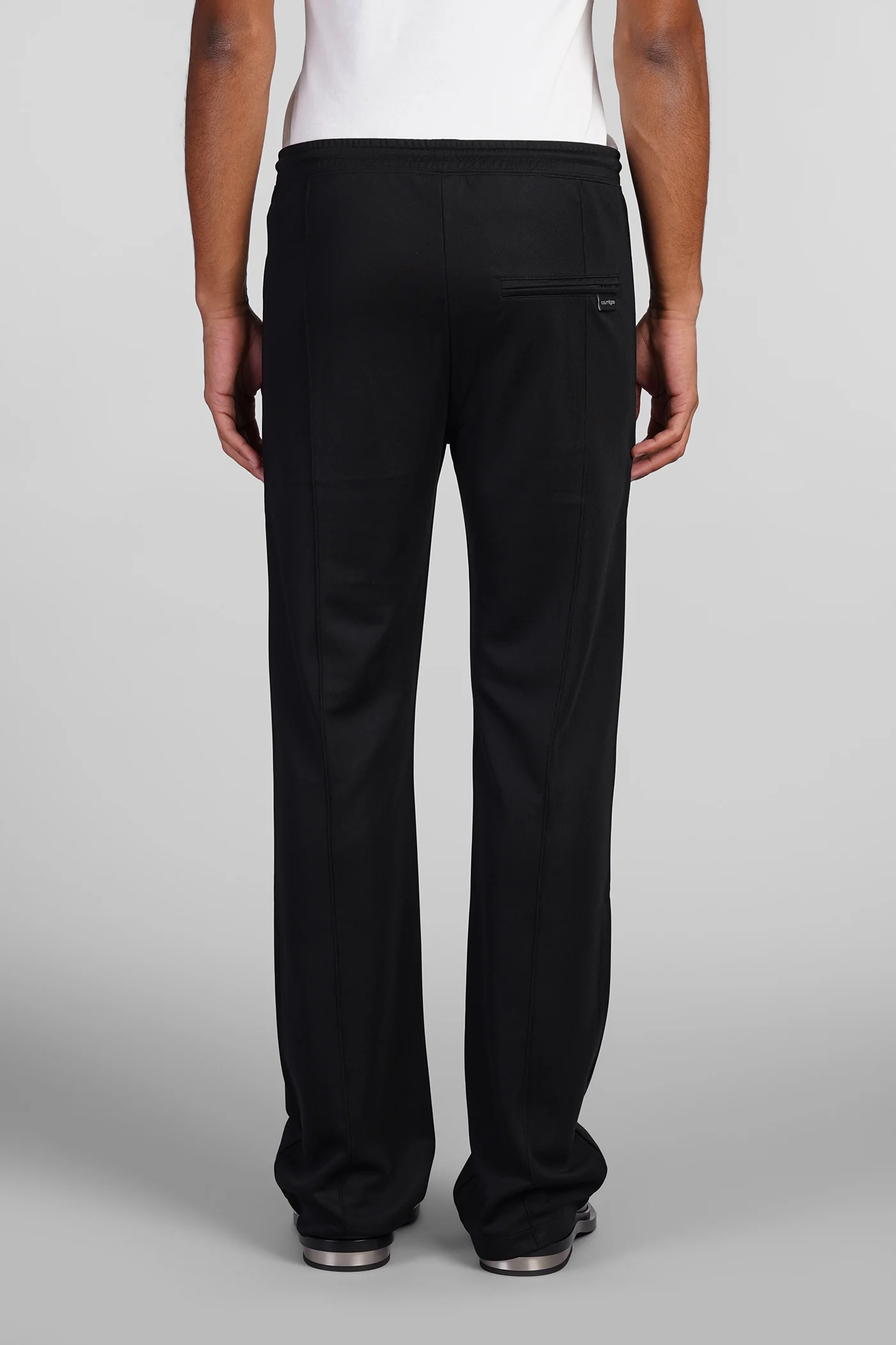 Pants in black polyester - Image 3