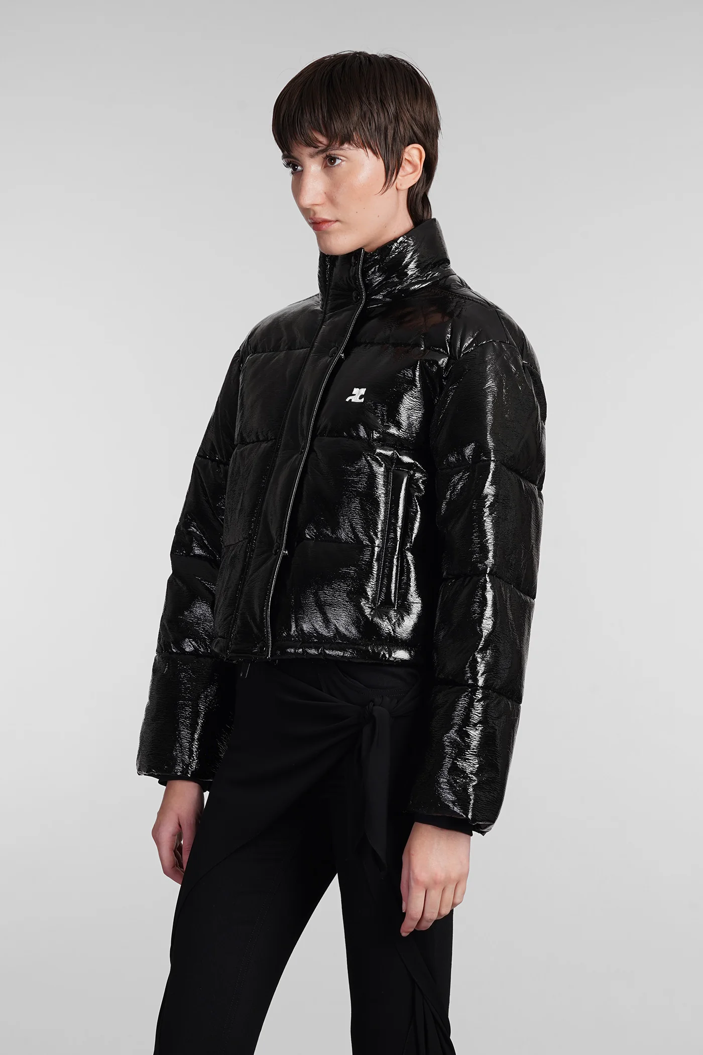 puffer in black polyamide - Image 4