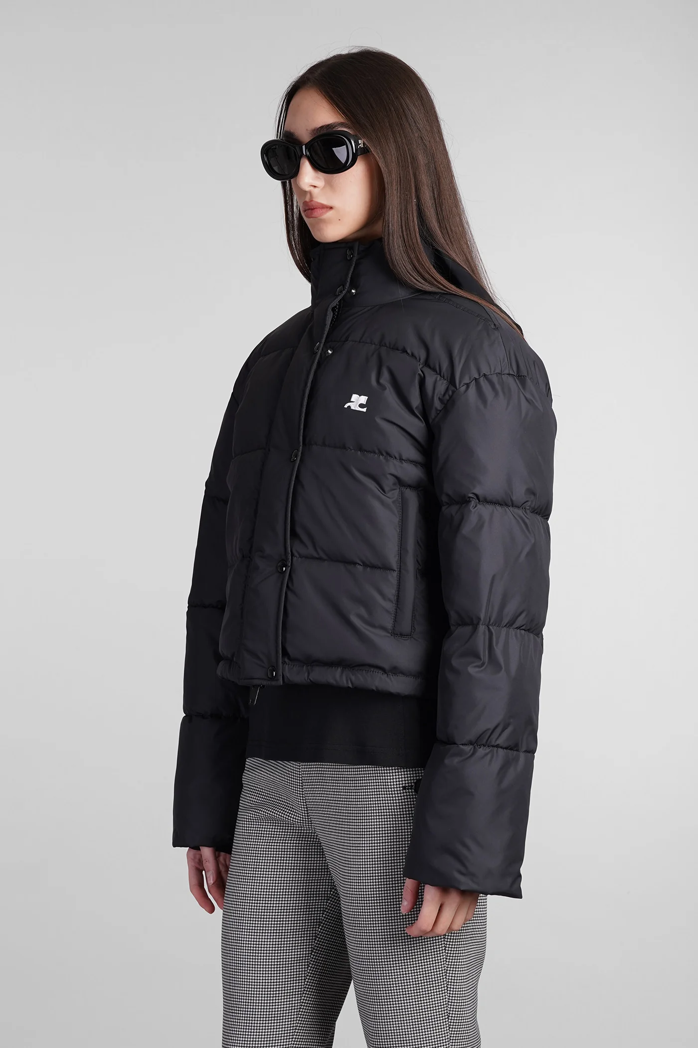 puffer in black polyester - Image 4